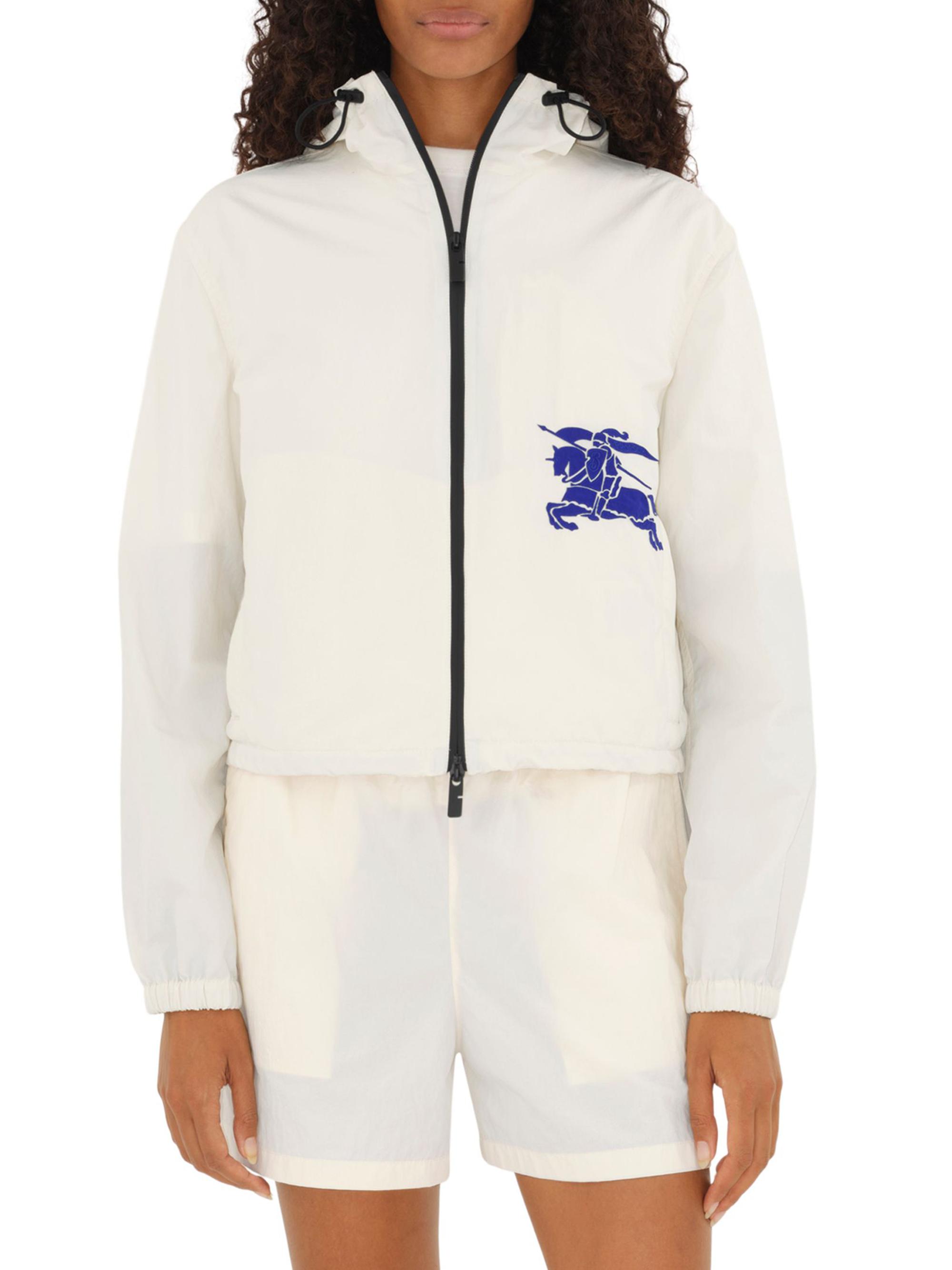 高年式 バーバリー　エクストリアン ナイト フーディー パーカー プルオーバー Burberry Equestrian Knight Design Zip Hoodie | Saks Fifth Avenue