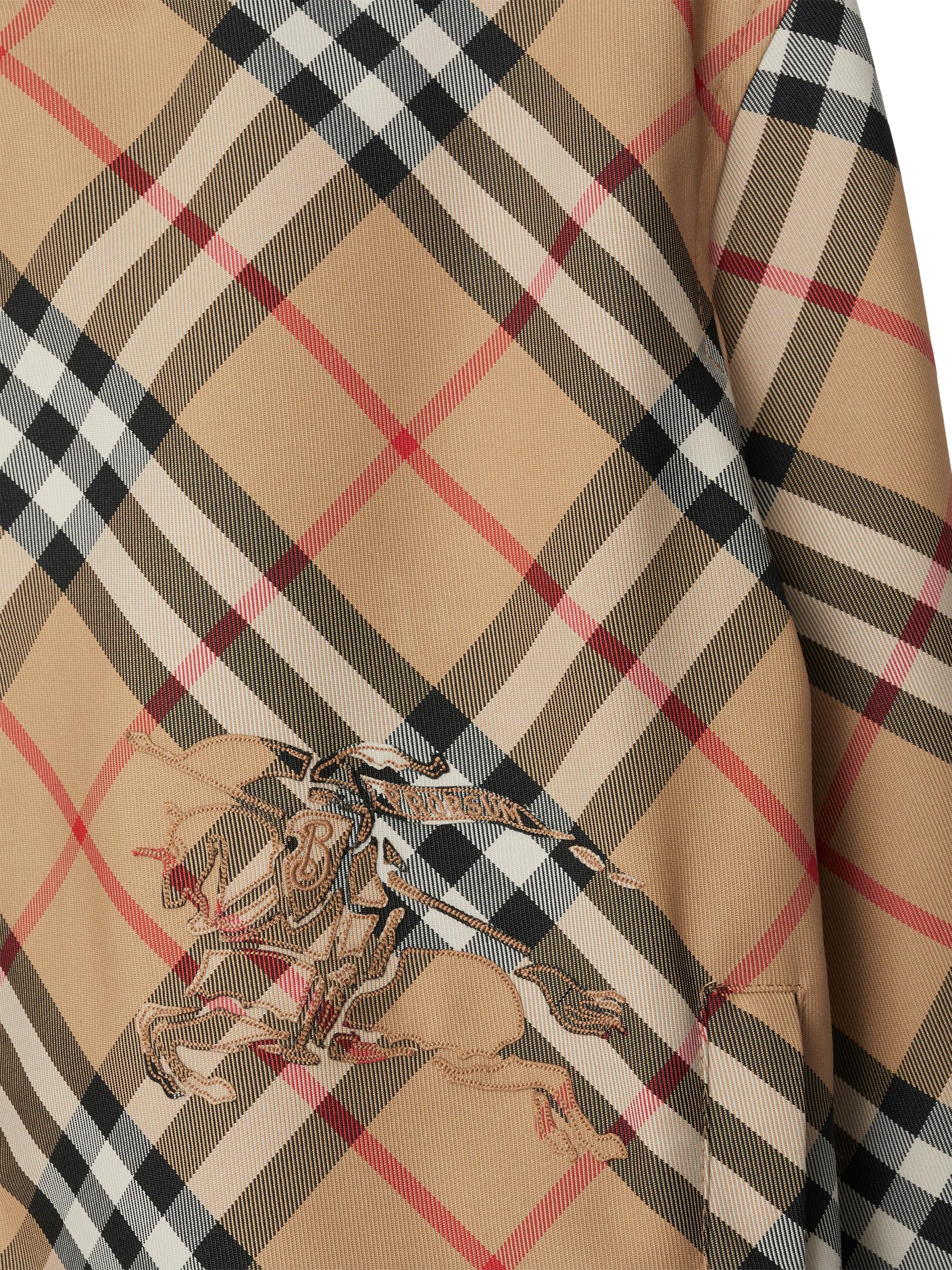 Burberry Check Drawcord Short Jacket | Saks Fifth Avenue