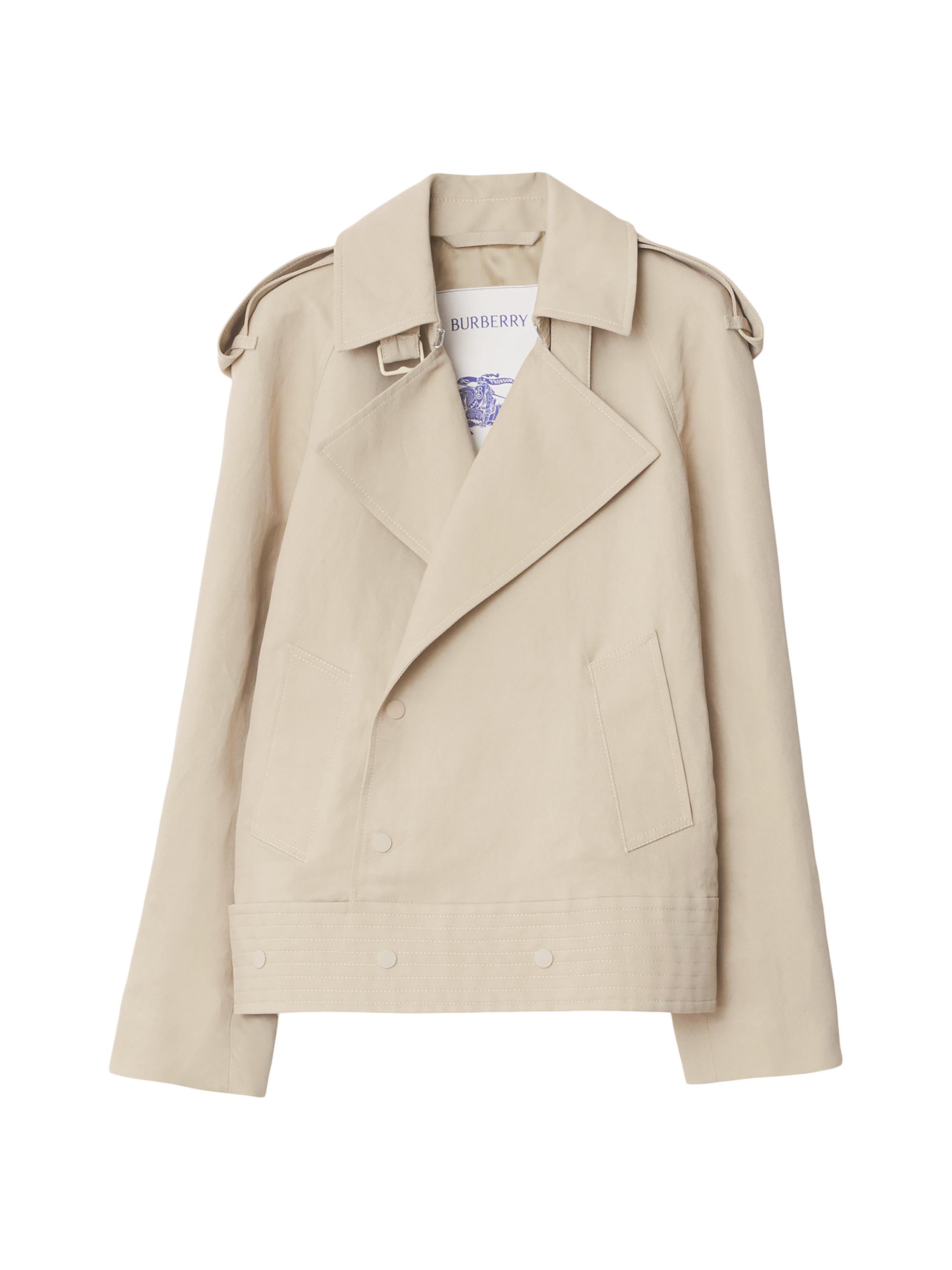 Burberry Women's Canvas Short Jacket - Oat