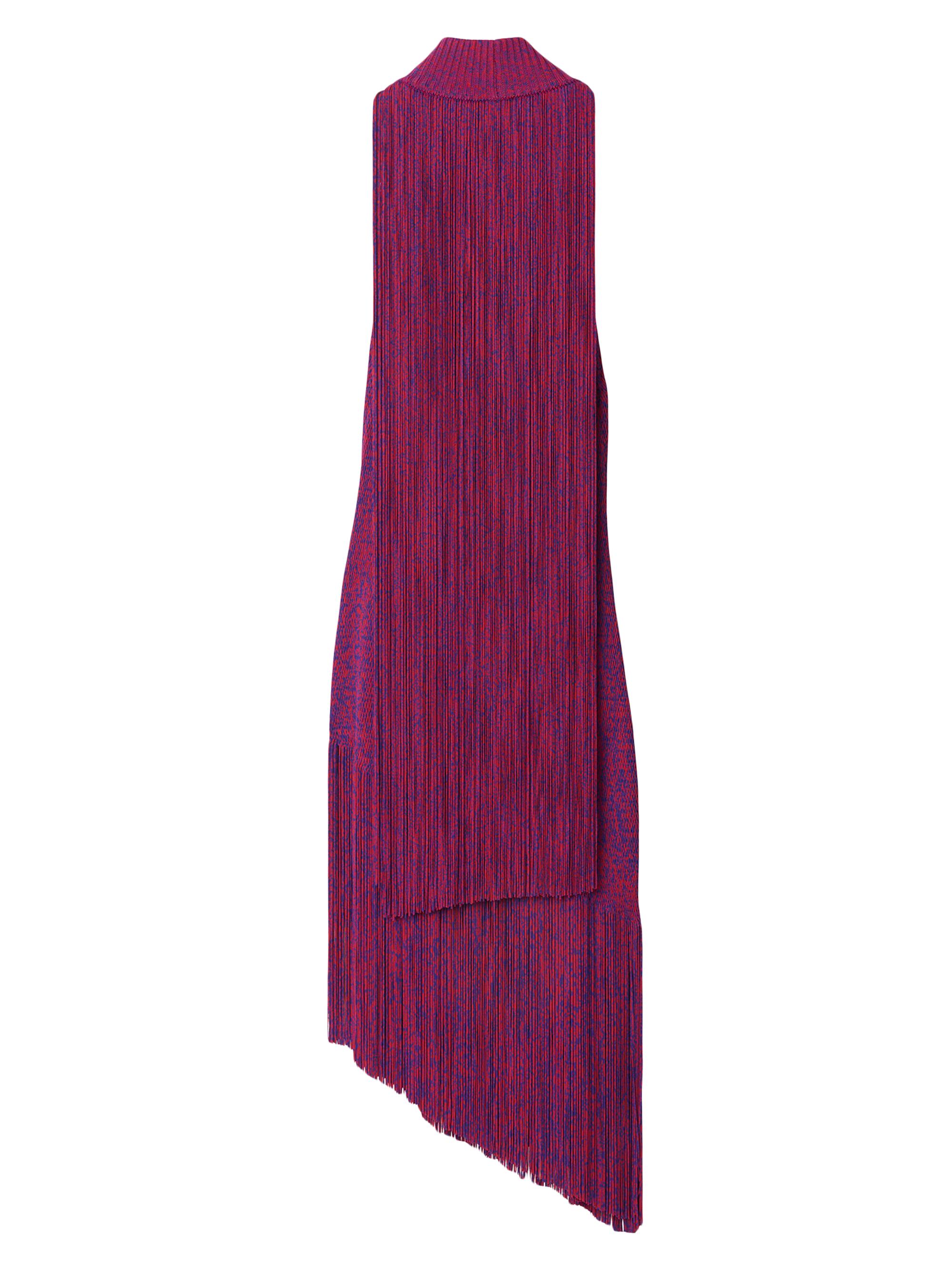 Burberry Tiered Fringe Midi-Dress | Saks Fifth Avenue