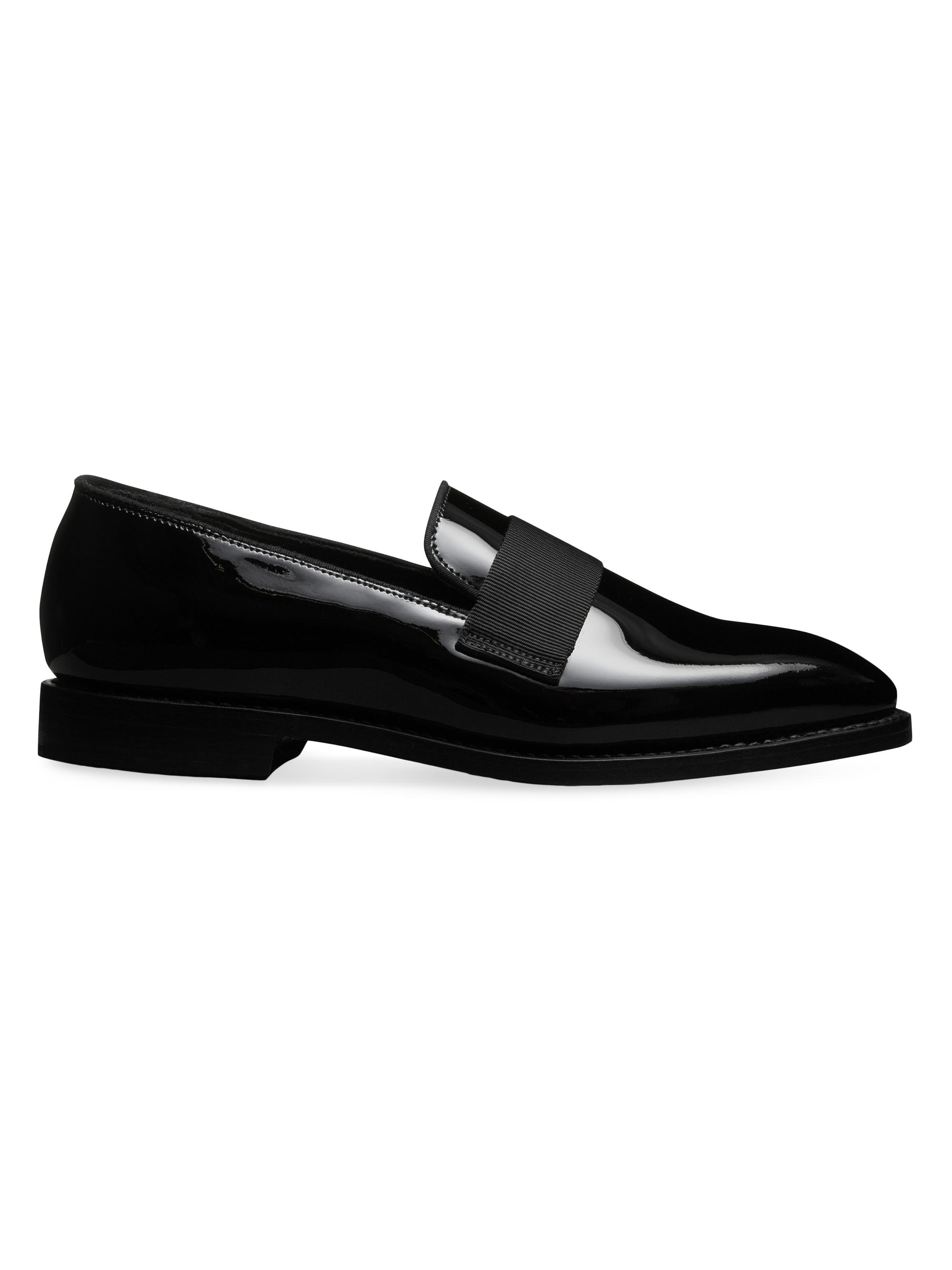 Allen Edmonds Men's James Patent Leather Penny Loafers - Black