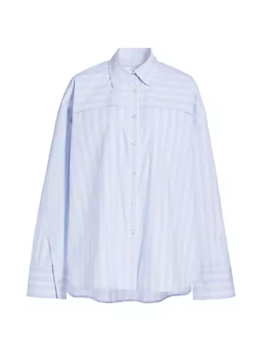 Cotton Poplin Oversized Shirt