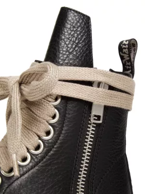 Shop Rick Owens Dr. Martens x Rick Owens 1460 DMXL Jumbo Lace Leather Boots  | Saks Fifth Avenue