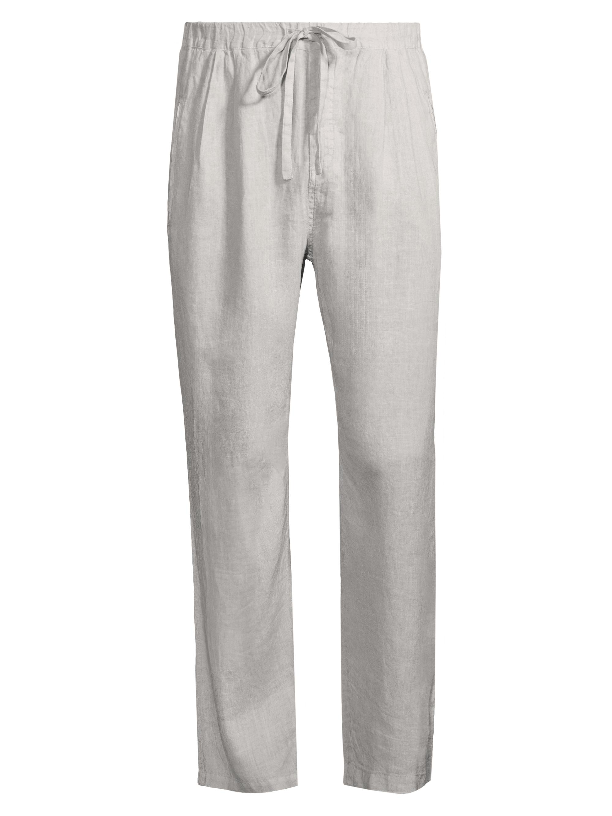 Massimo Alba Men's Keywest Linen Trousers - Argento