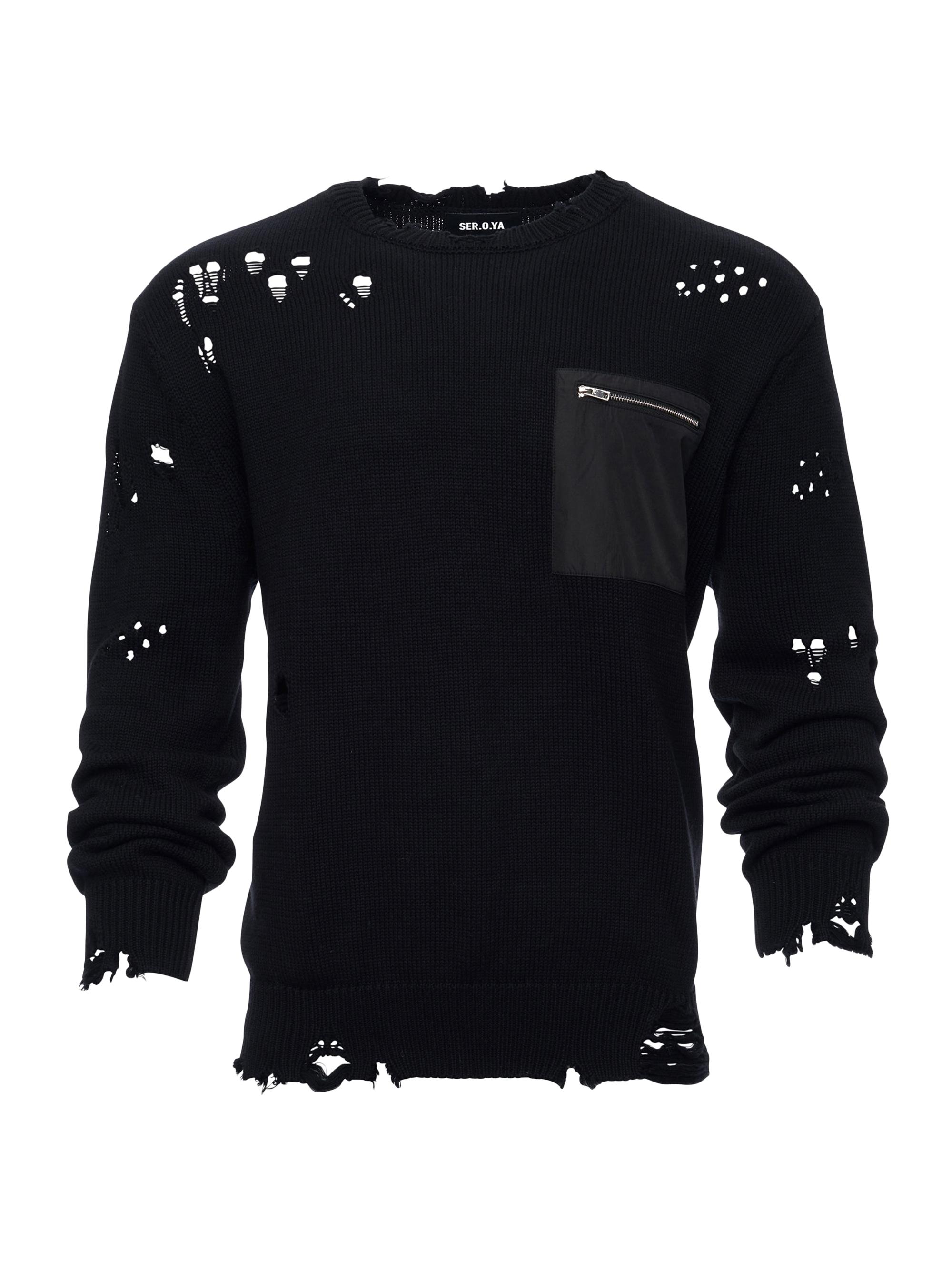 Ser.o.ya Men's Hank Sweater - Black