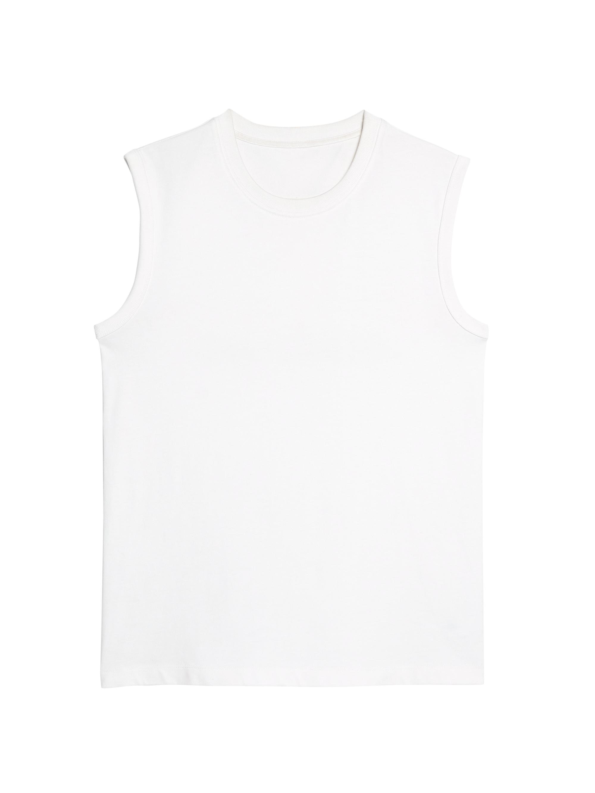 Helmut Lang Men's Cotton Logo Muscle Tank Top - Black