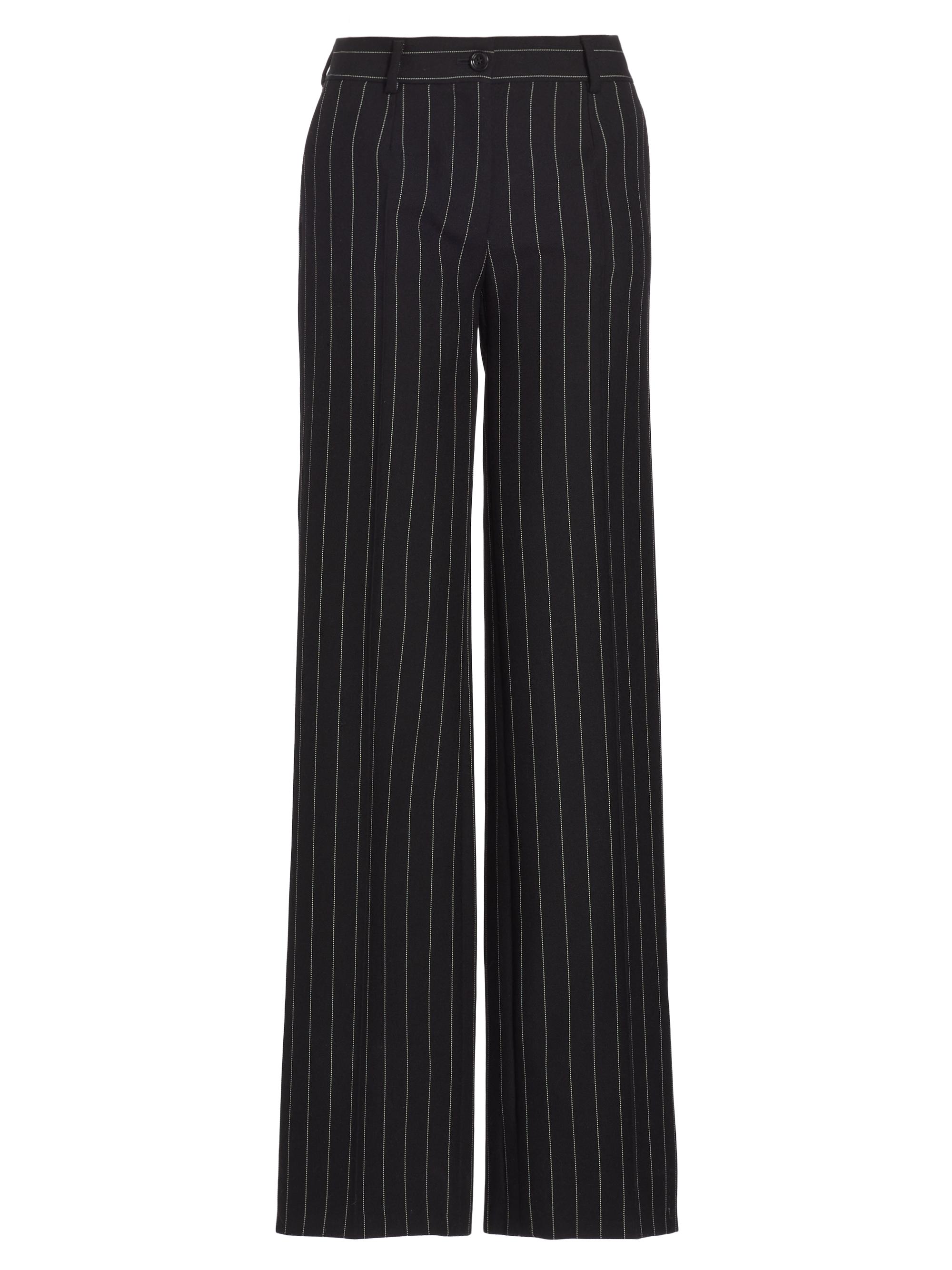 Dolce & Gabbana Women's Wool Stripe Pants - Rigato