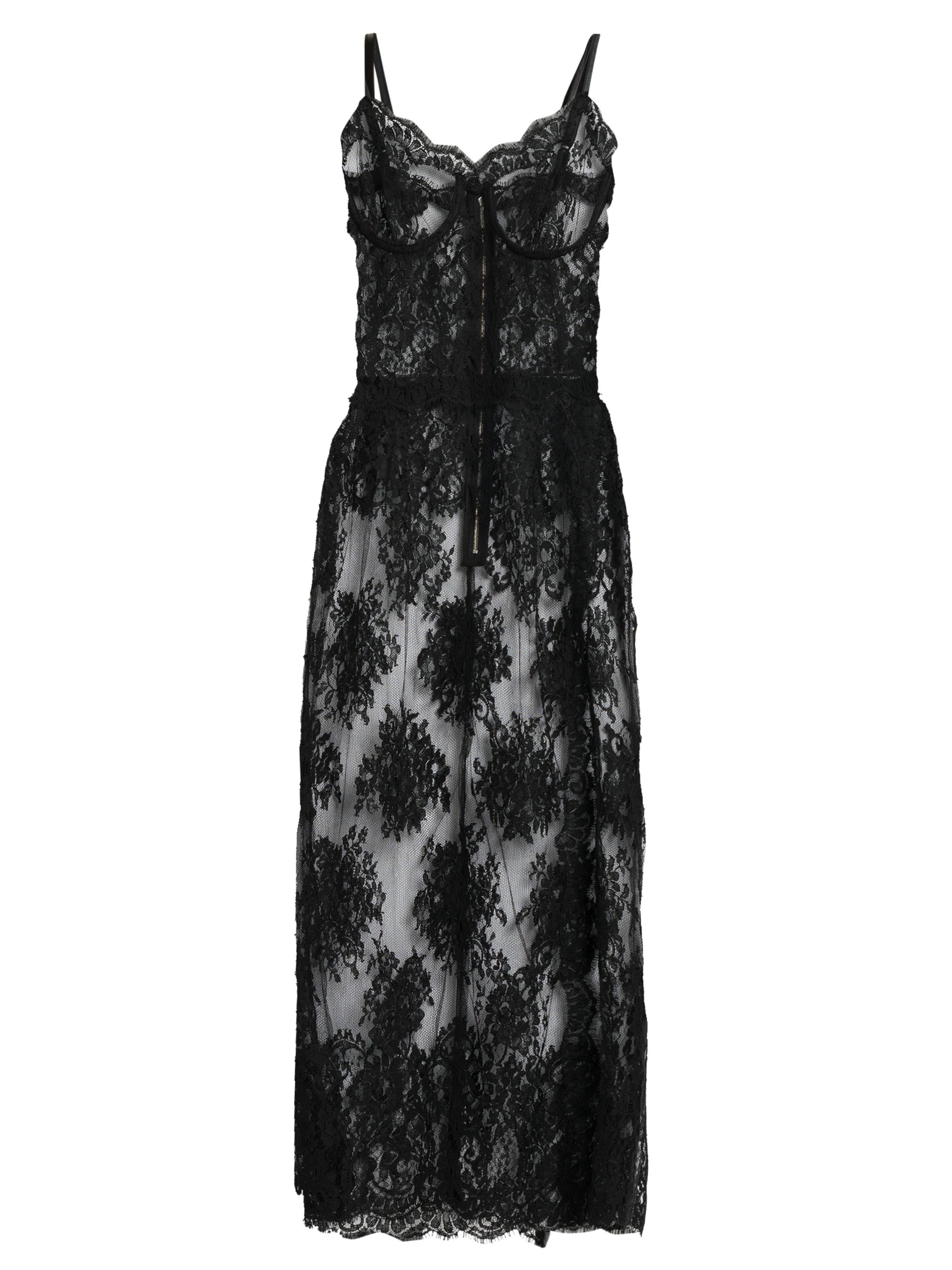 Dolce & Gabbana Women's Chantilly Lace Cocktail Dress - Nero