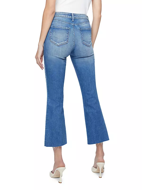 Kendra Cropped Flared Jeans