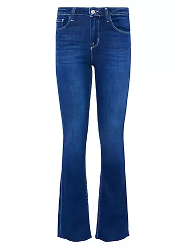 Ruth Mid-Rise Slim-Straight Jeans