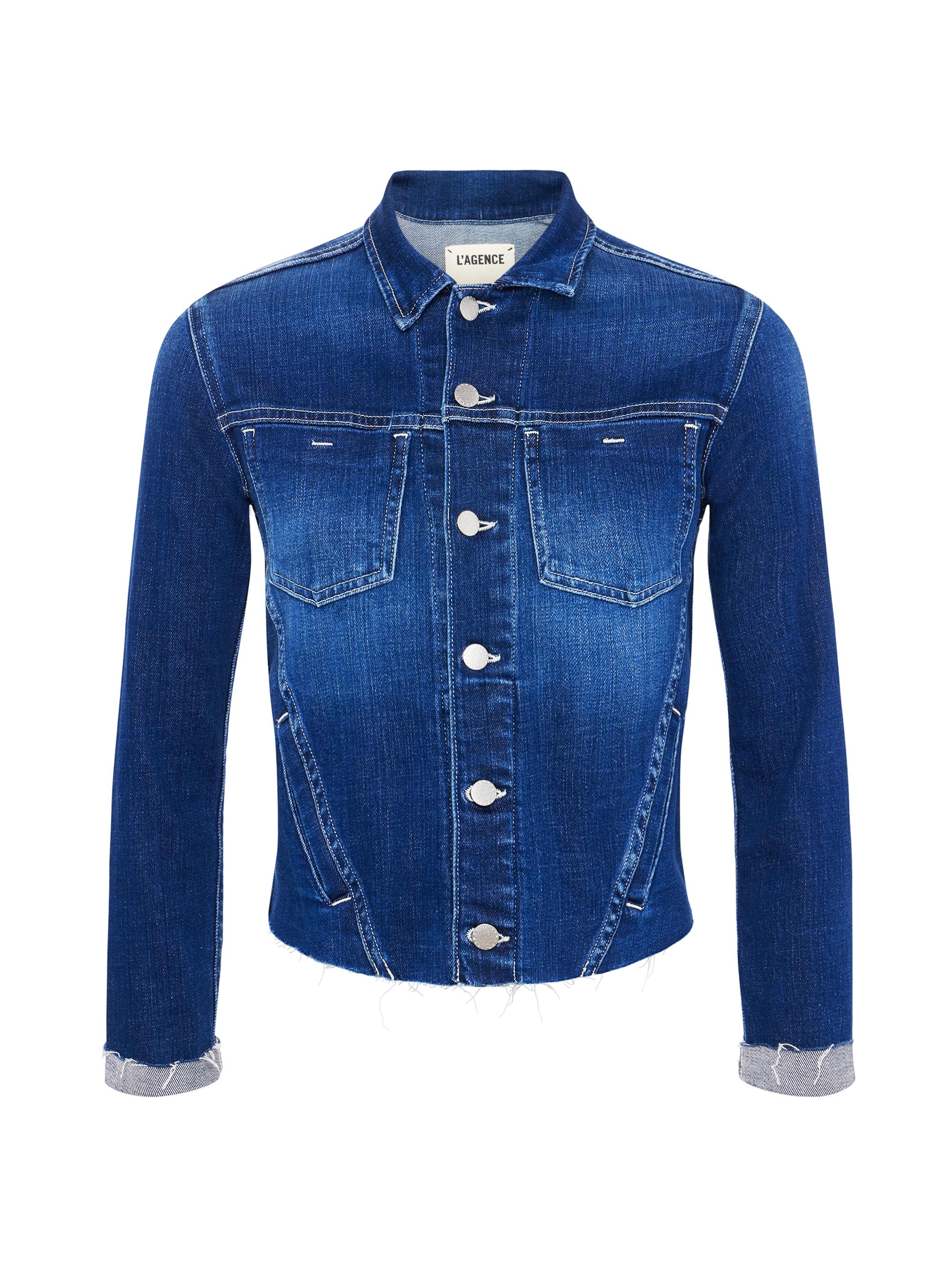L'AGENCE Women's Janelle Stretch Denim Jacket - Sutton