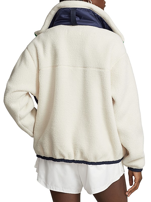 Shop RLX Ralph Lauren Ripstop Colorblocked Fleece Jacket Shop RLX Ralph Lauren Ripstop Colorblocked Fleece Jacket