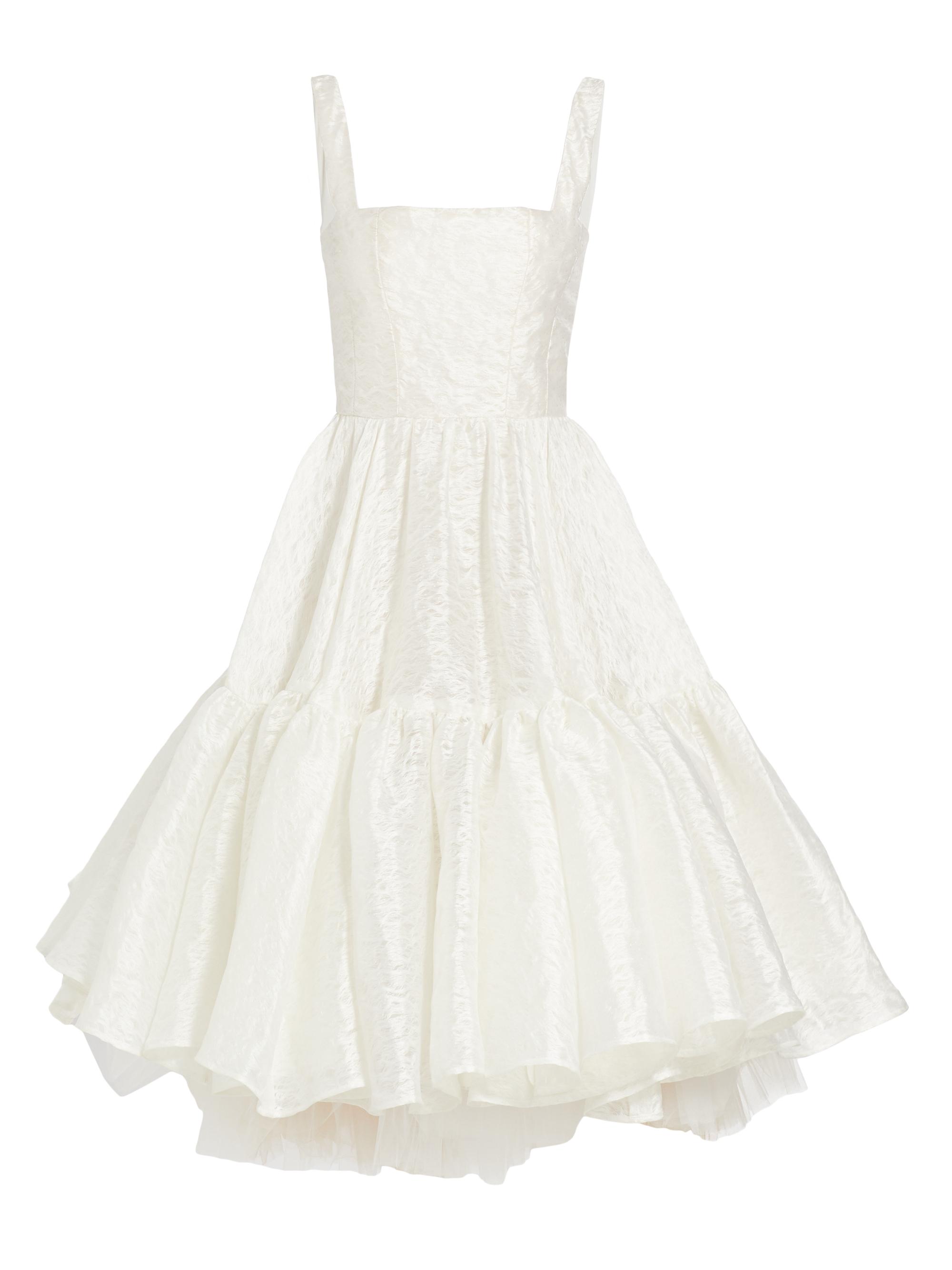 Bronx and Banco Women's Tiara Cotton-Blend Fit & Flare Midi-Dress