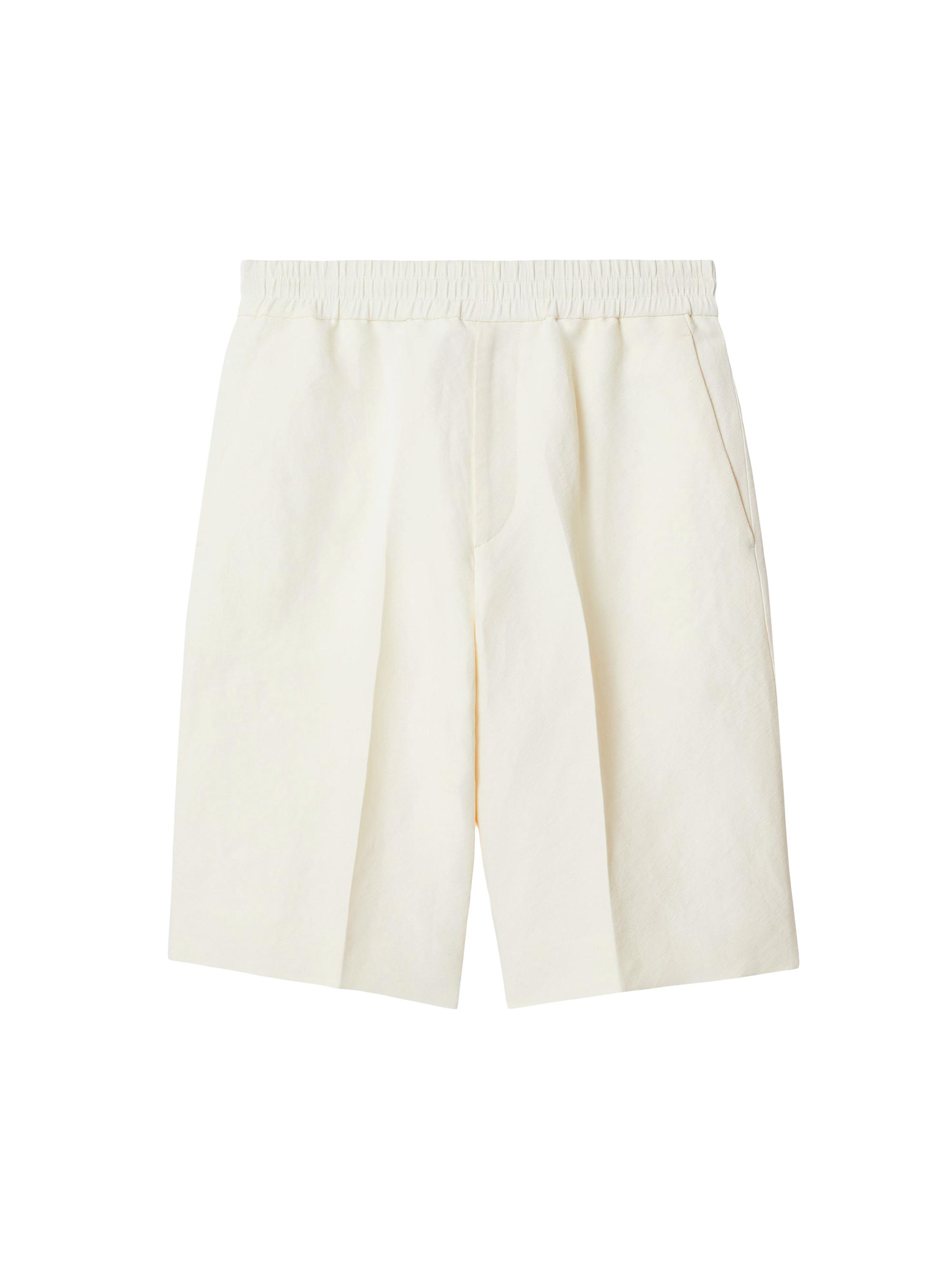 Burberry Men's Elasticized Mid-Rise Shorts - Pearl