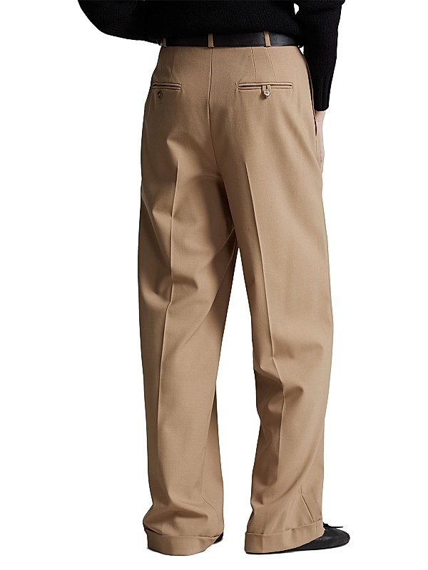 Shop Polo Ralph Lauren Wool Pleated Wide-Leg Pants | Saks Shop Polo Ralph Lauren Wool Pleated Wide-Leg Pants | Saks