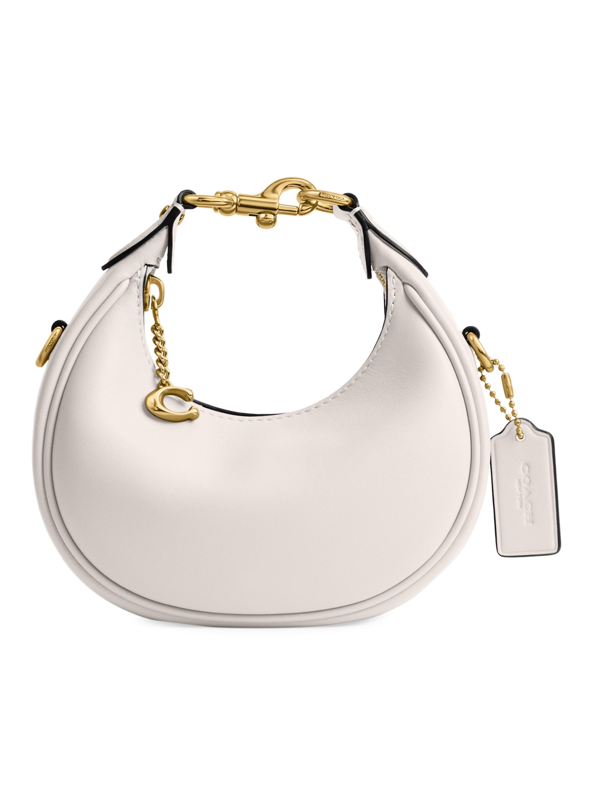 COACH Women's Glovetanned Leather Crossbody Bag - Chalk