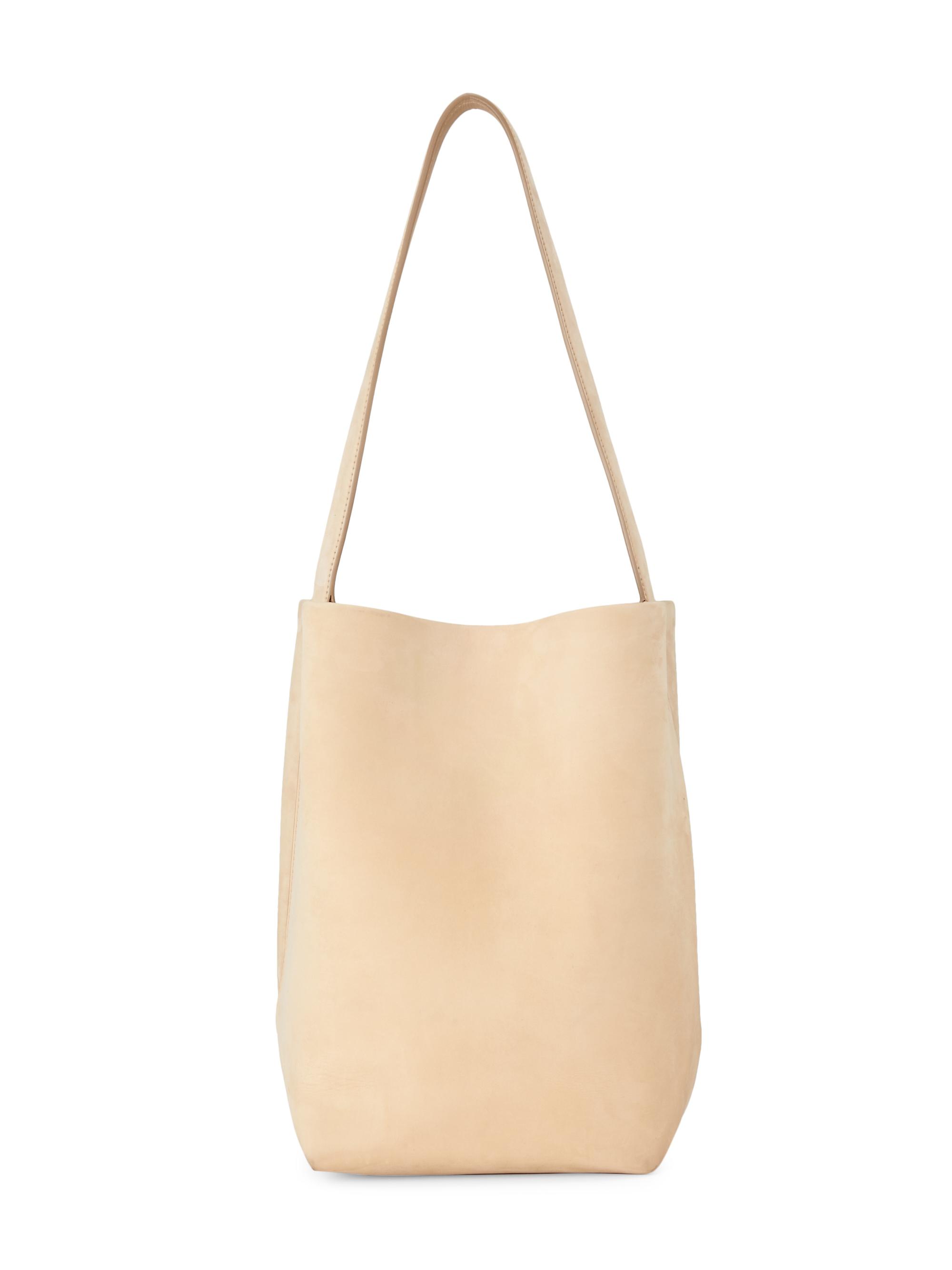 The Row Women's  Park Leather Tote Bag - Croissant