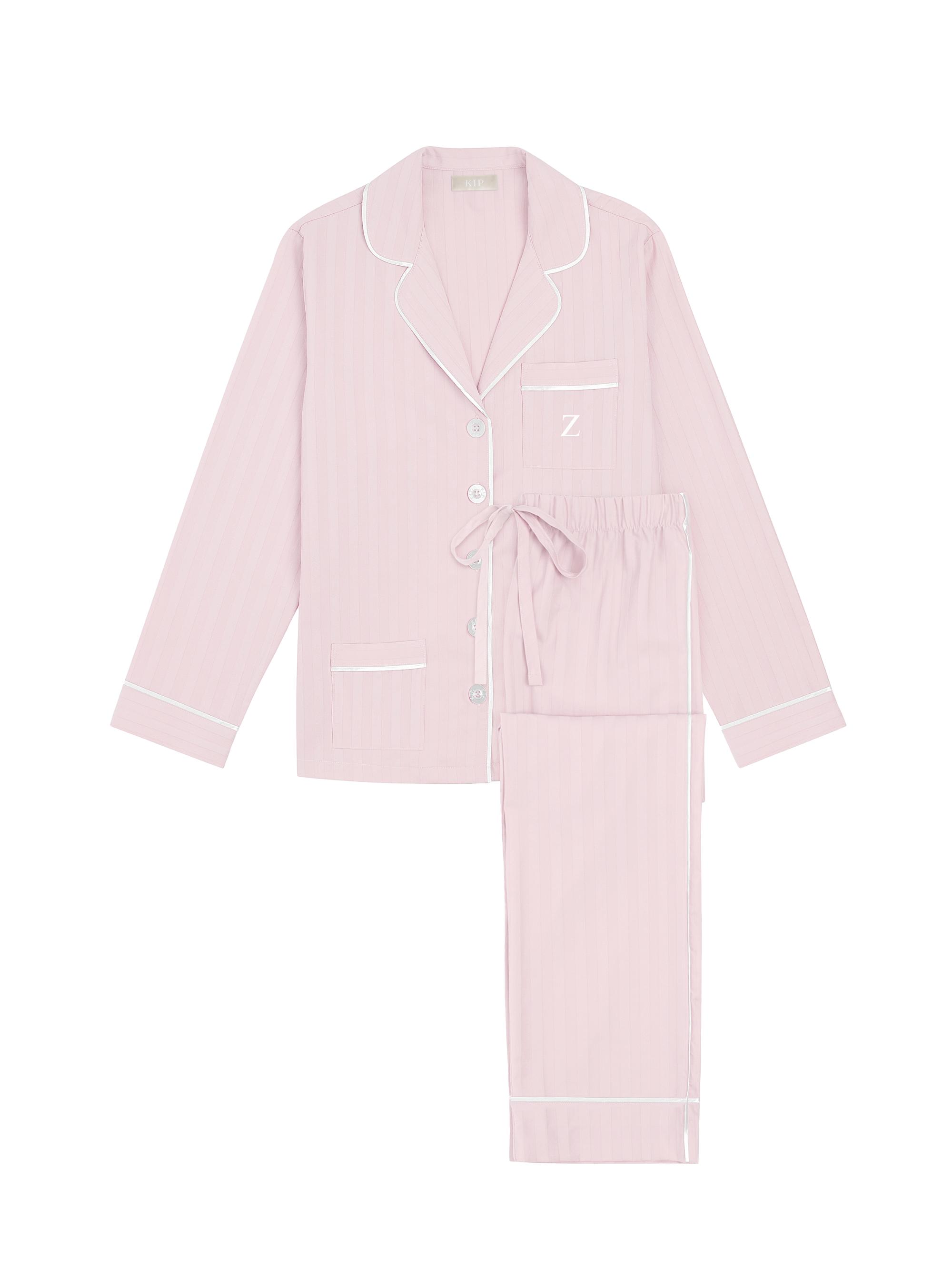 KIP. Women's Monogrammed Premium Cotton Collection Pajama Set - Initial Z