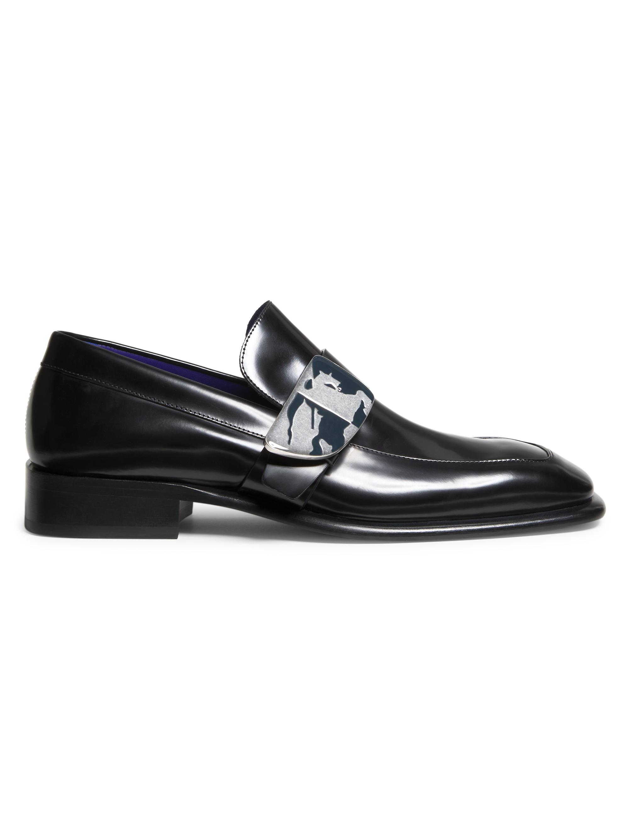 Burberry Barbed Leather Loafers | Saks Fifth Avenue