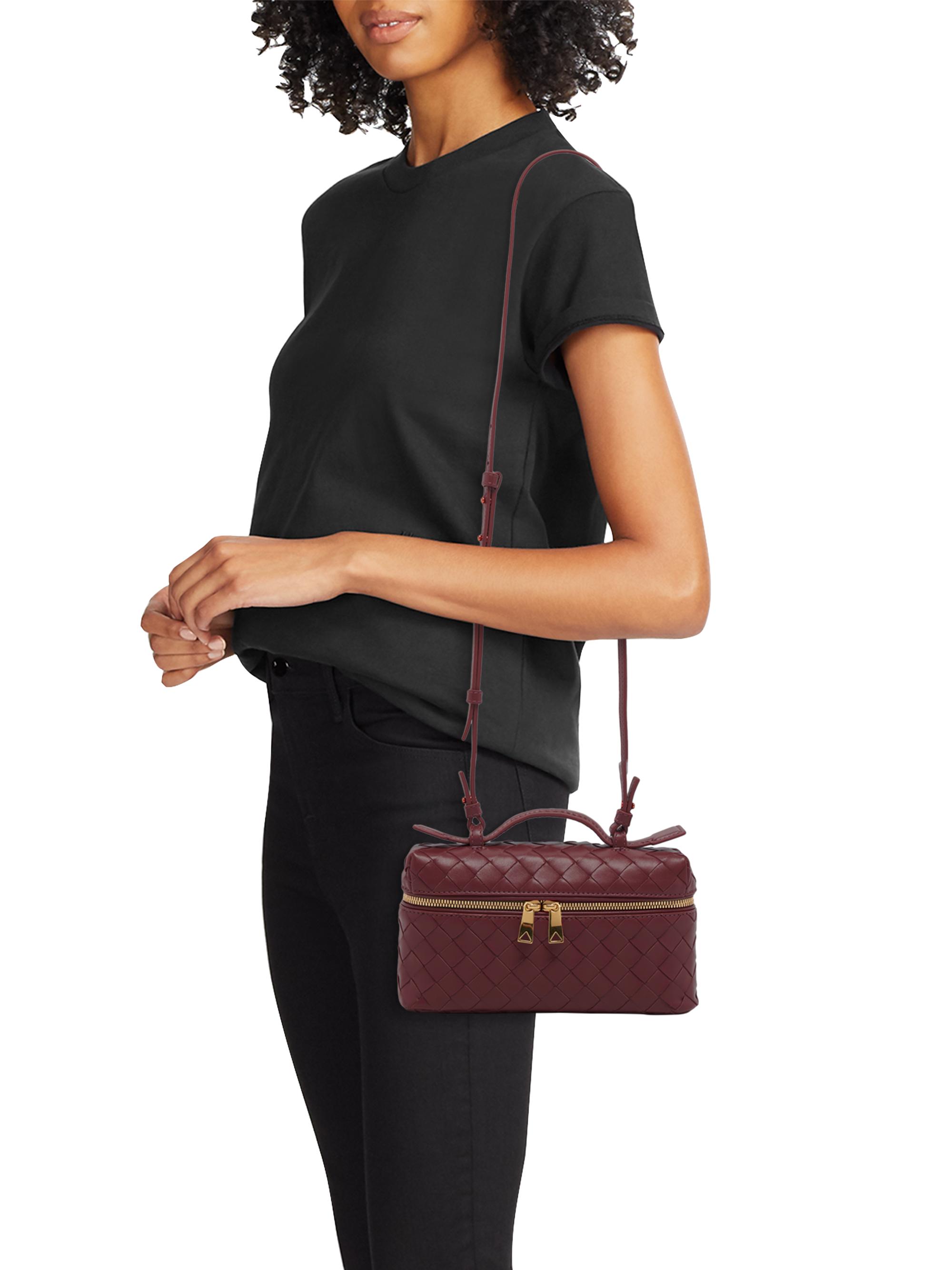Bottega Veneta Bang Bang Intrecciato Leather Crossbody Vanity Case