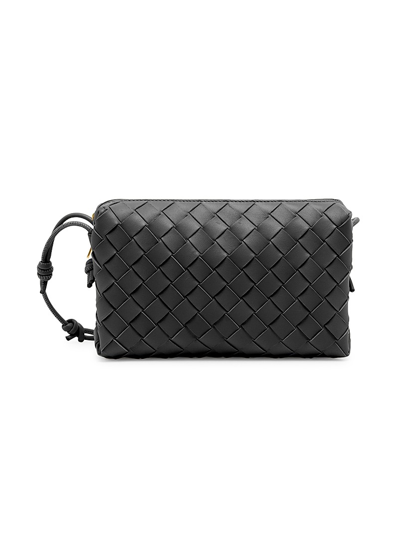 Shop Bottega Veneta Mini East-West Intrecciato Leather Shop Bottega Veneta Mini East-West Intrecciato Leather