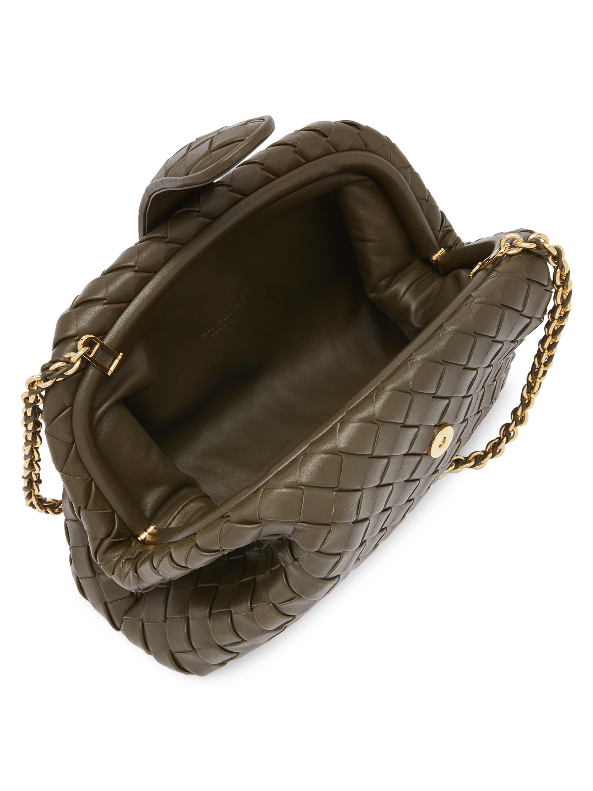 Bottega Veneta Lauren 1980 Padded Intrecciato Leather Clutch