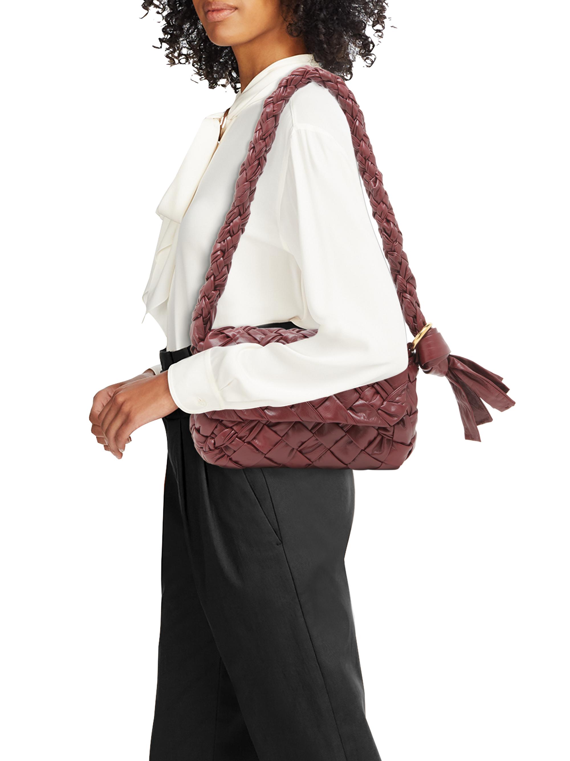 Bottega Veneta Città Intrecciato Leather Shoulder Bag | Saks Fifth