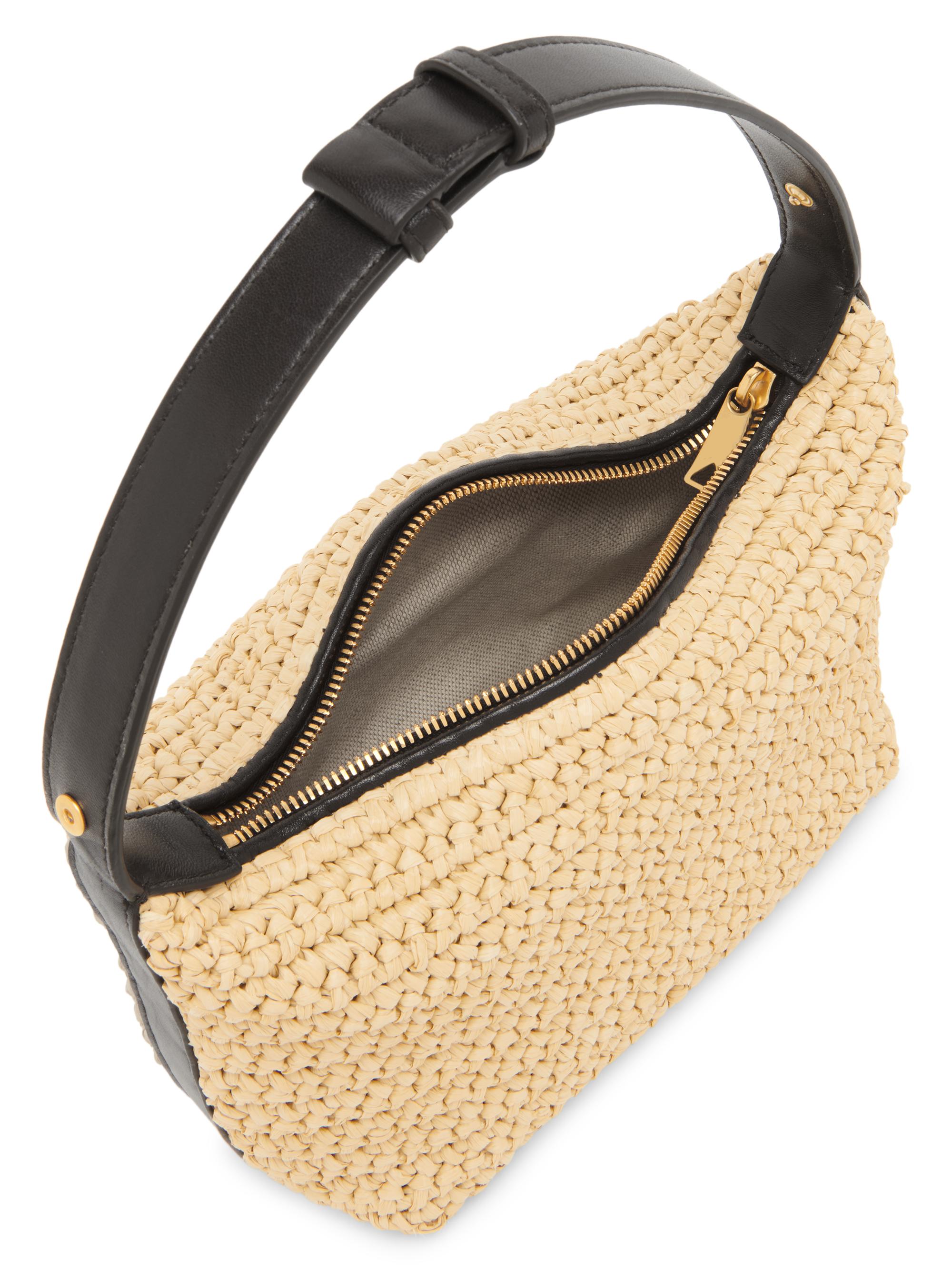 Bottega Veneta Green Crochet Small Point Bag