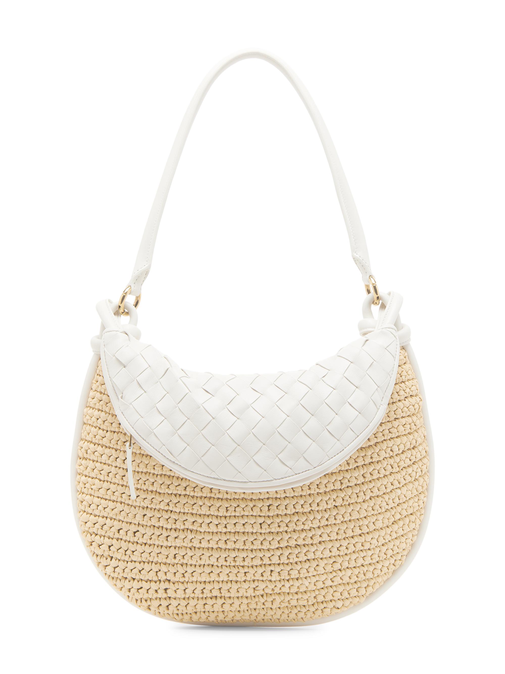 Bottega Veneta Women's  Gemelli Intrecciato Shoulder Bag - Natural Chalk