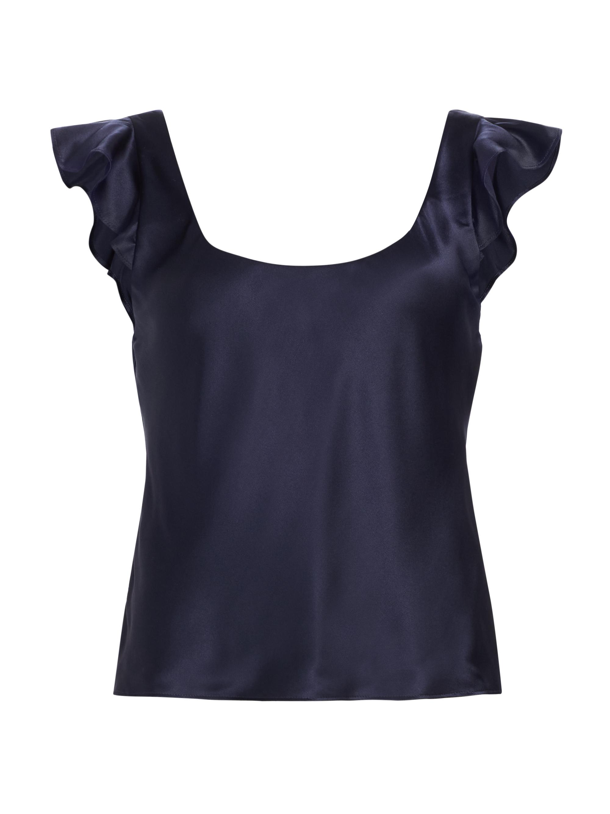 Cami NYC Women's Liana Silk Ruffle Cami - Shadow