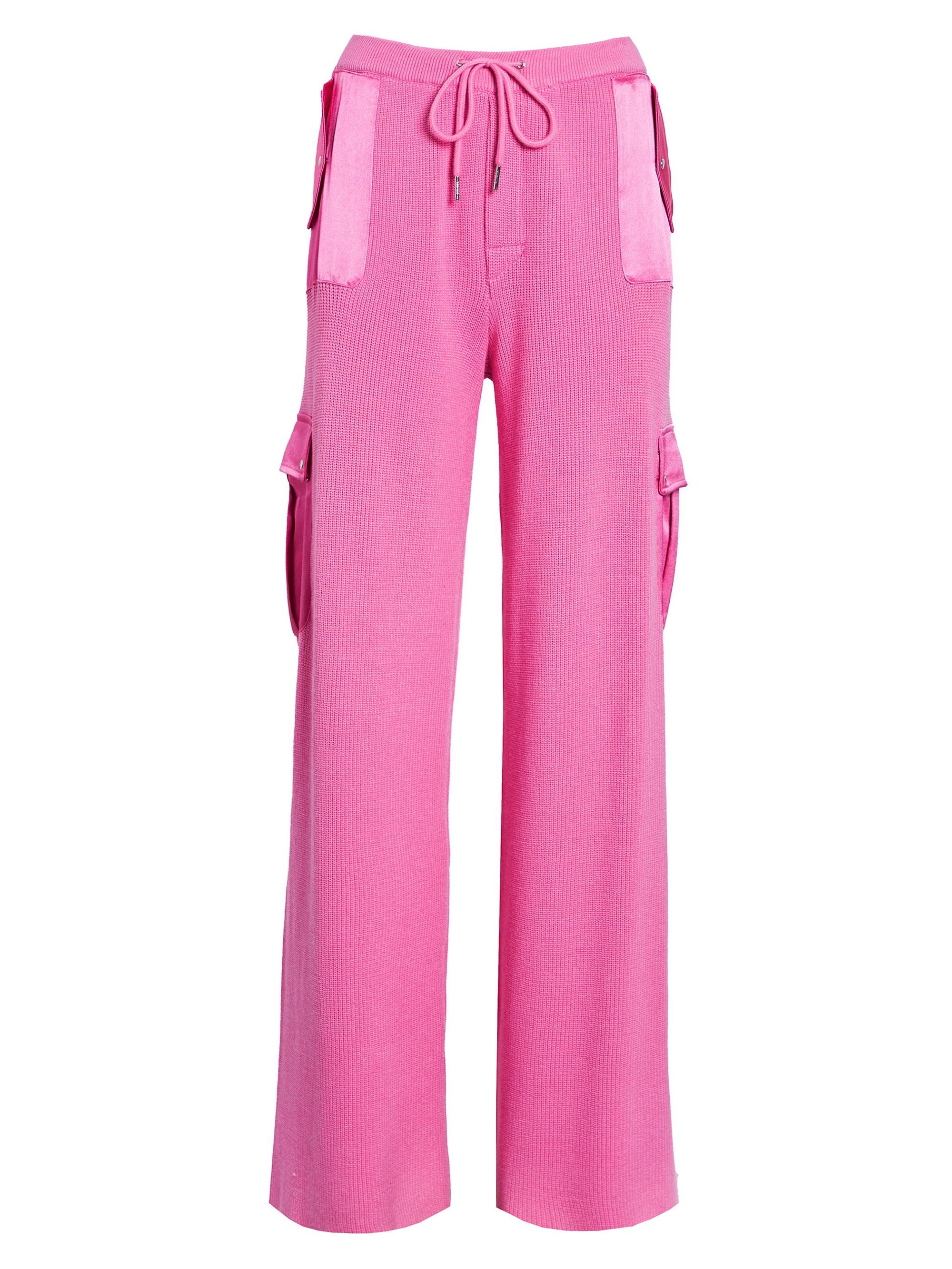Ser.o.ya Women's Daph Knit Cargo Pants - Malibu Pink