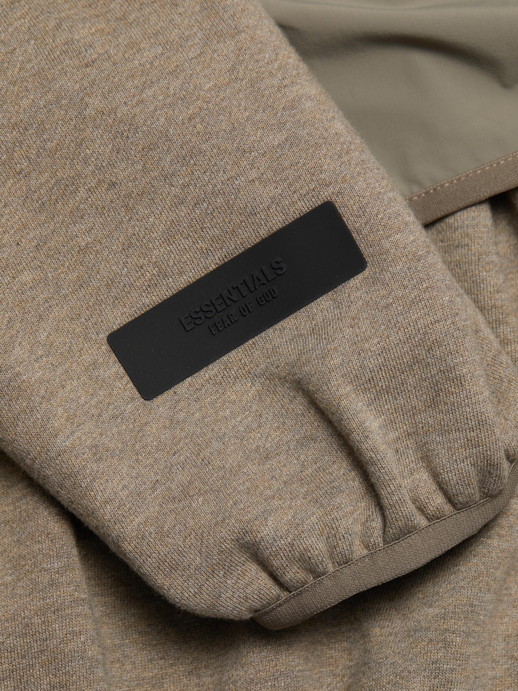 Fear of God Essentials Men's Essentials Fleece Layered Sweater - Dustheathergrey