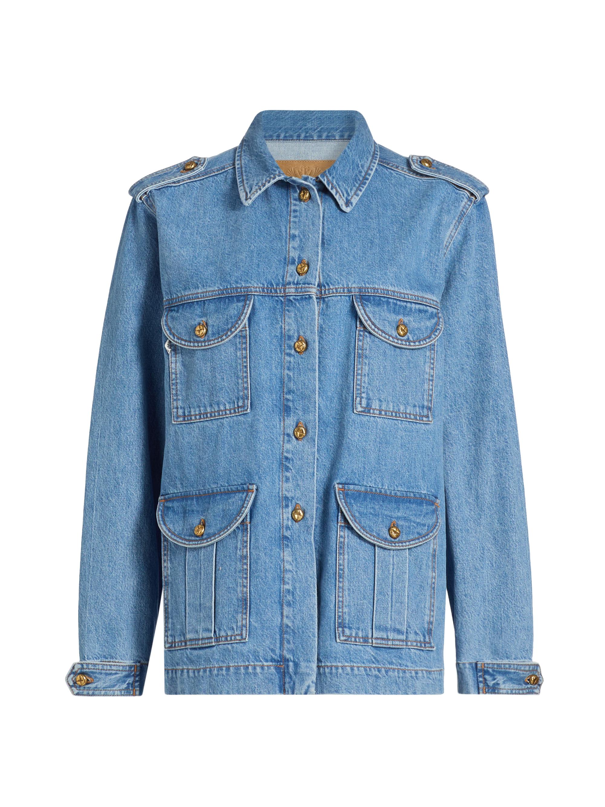 Blazé-Milano Women's Sahariana Denim Jacket - Maya Lav