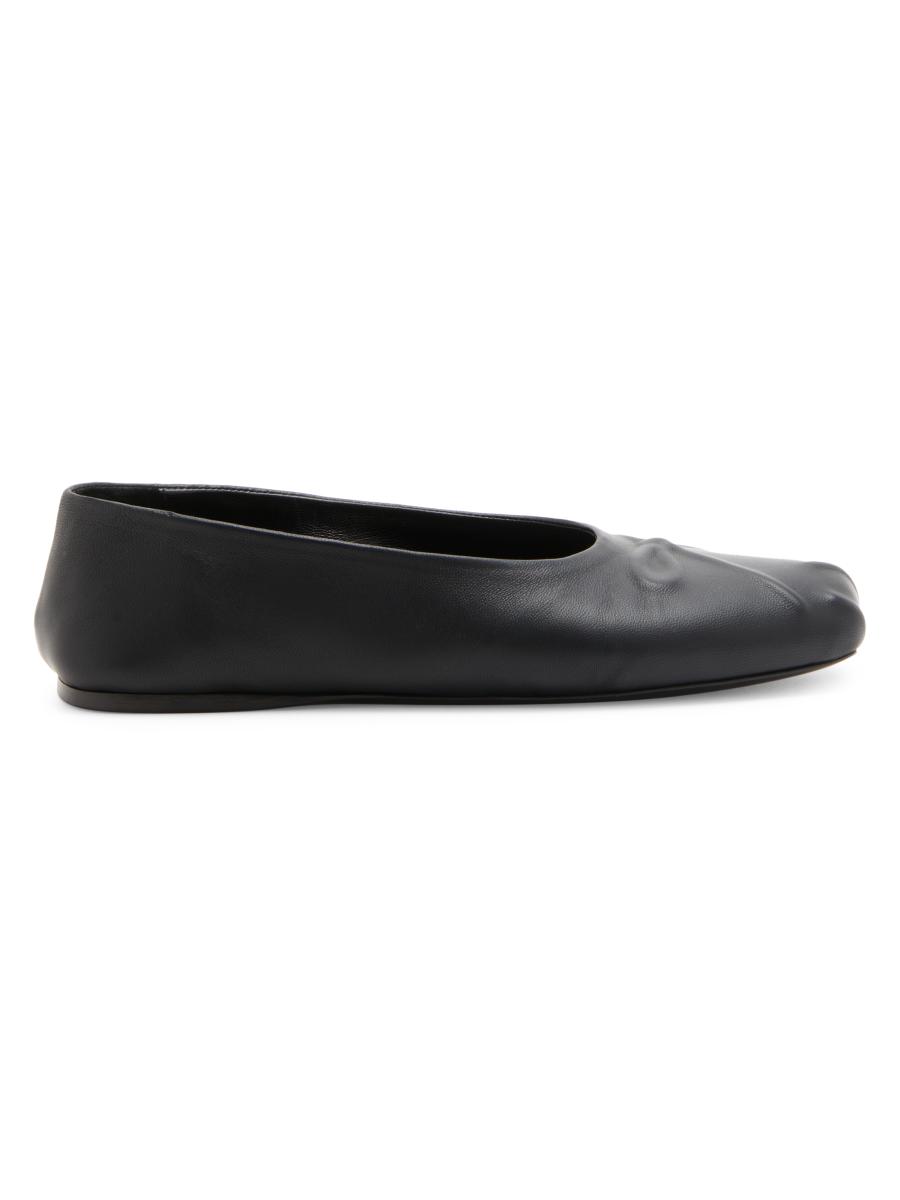 【関税送料込】MARNI Square Toe Ballerinas Marni Leather Ballet Flats | Saks Fifth Avenue