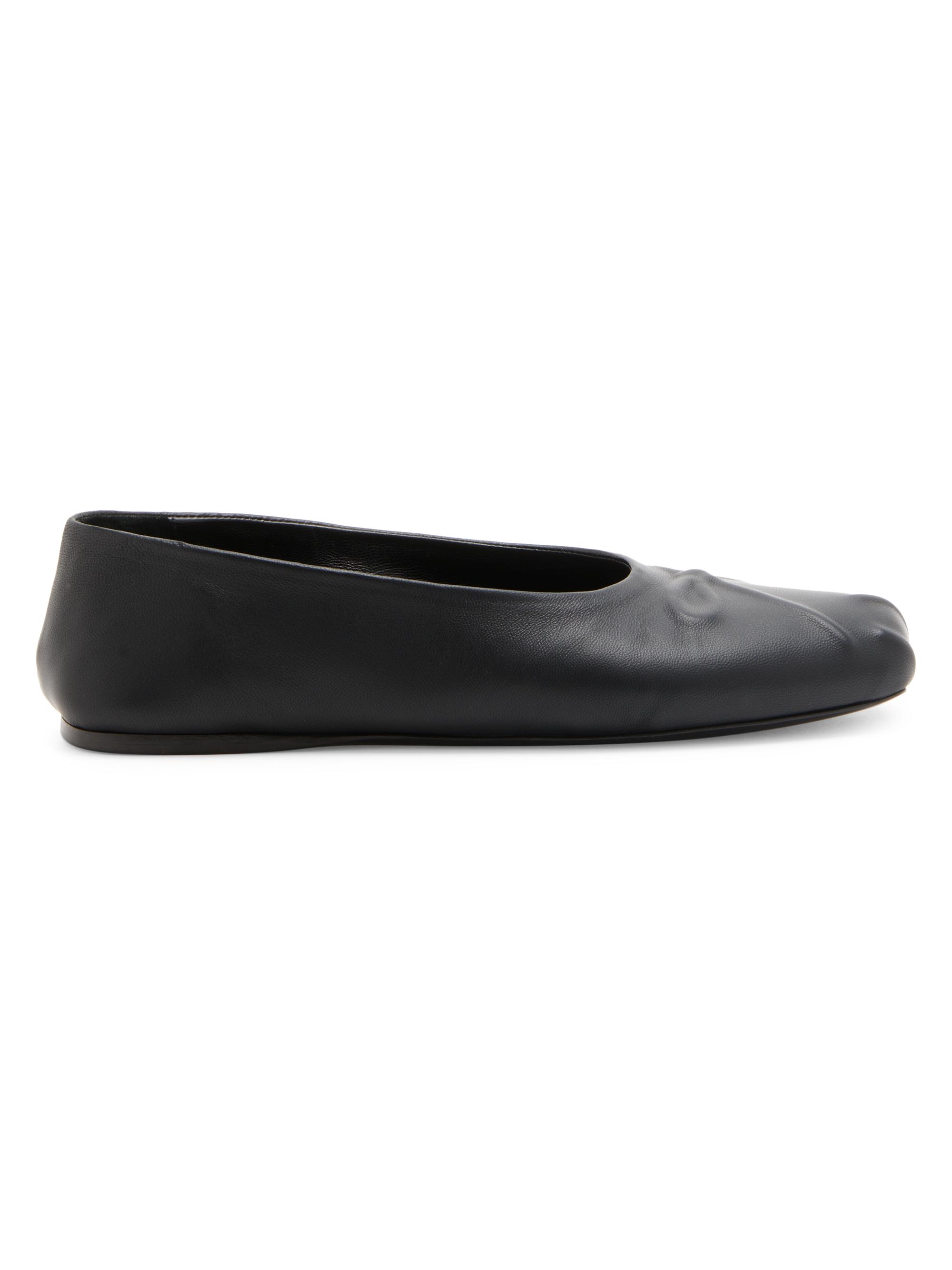 Marni Women's Leather Ballet Flats - Black