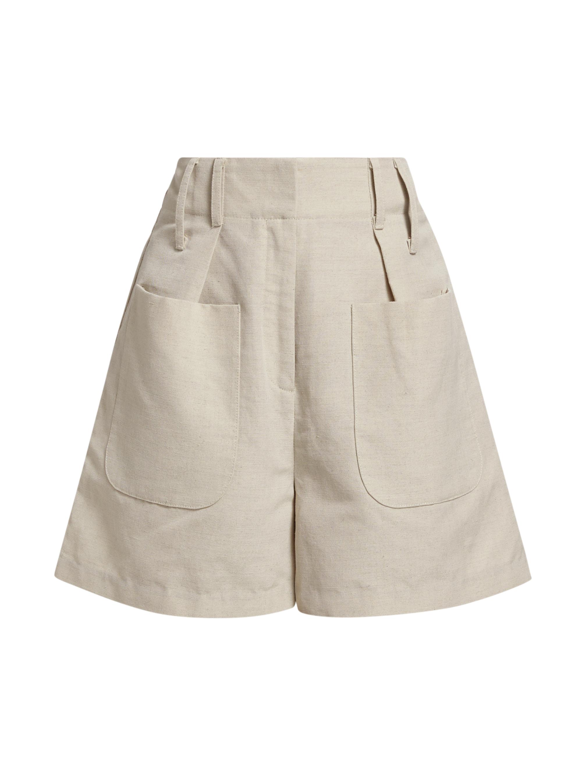 パンツ Selvage Wool Wide Tuck Chef Shorts Selvage Wool Wide Tuck