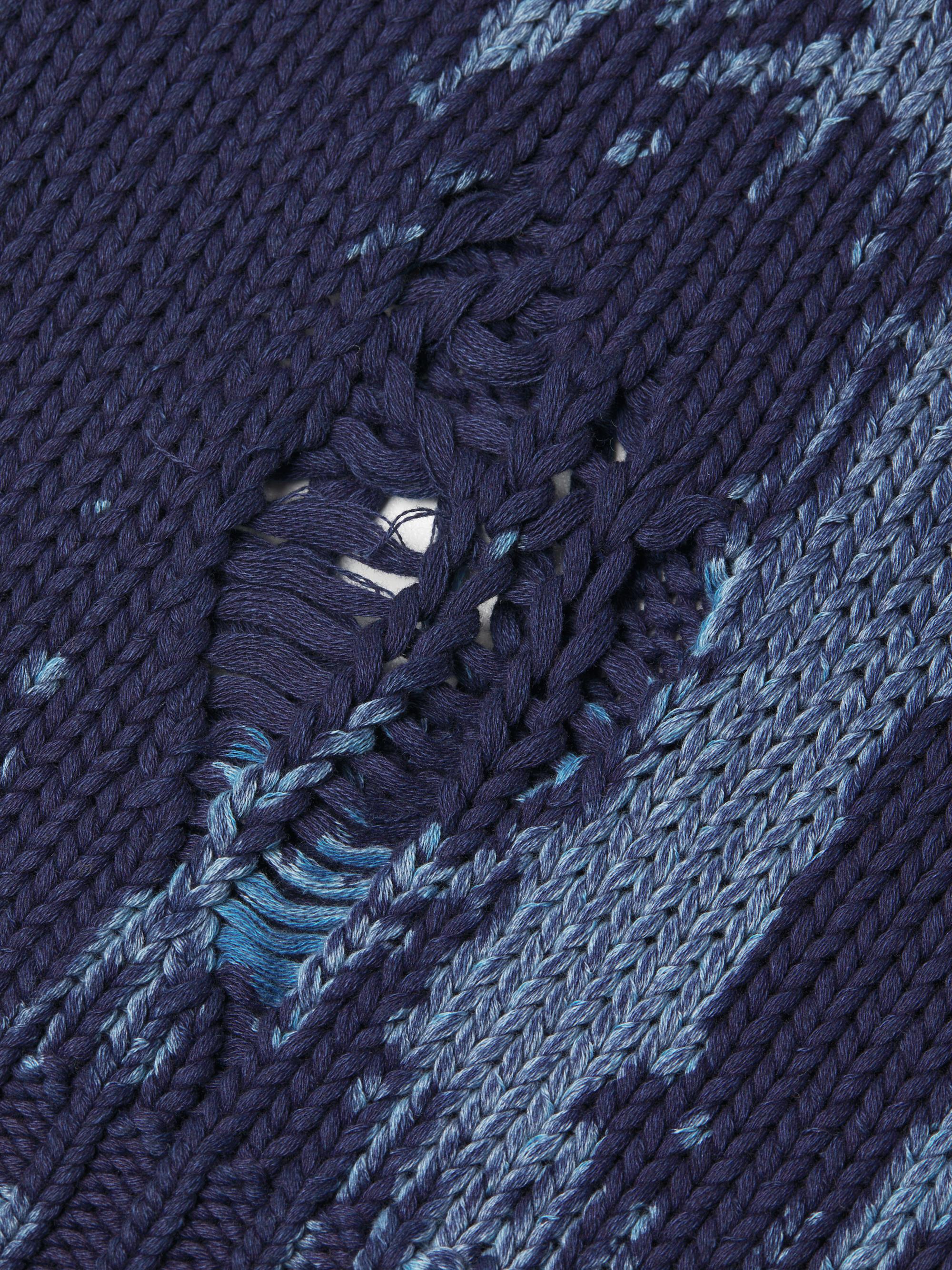 R13 Distressed Cotton Oversized Sweater | Saks Fifth Avenue