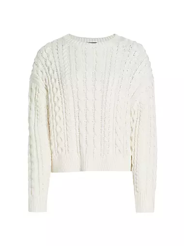 Rory Cotton Cable-Knit Sweater