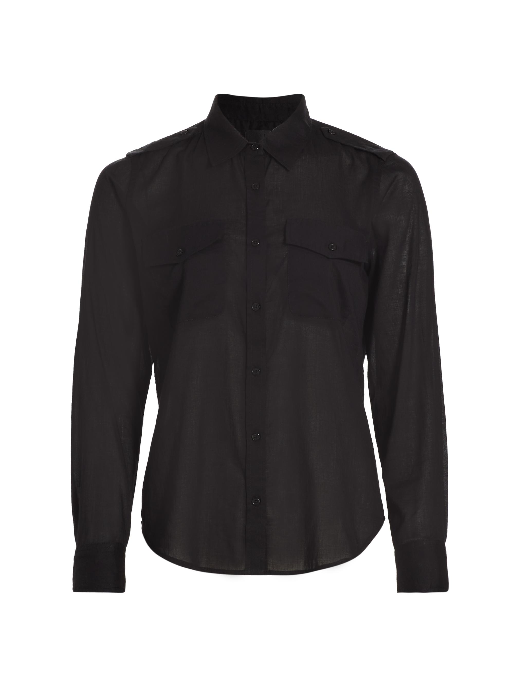 Nili Lotan Women's Jora Cotton Utility Shirt - Black