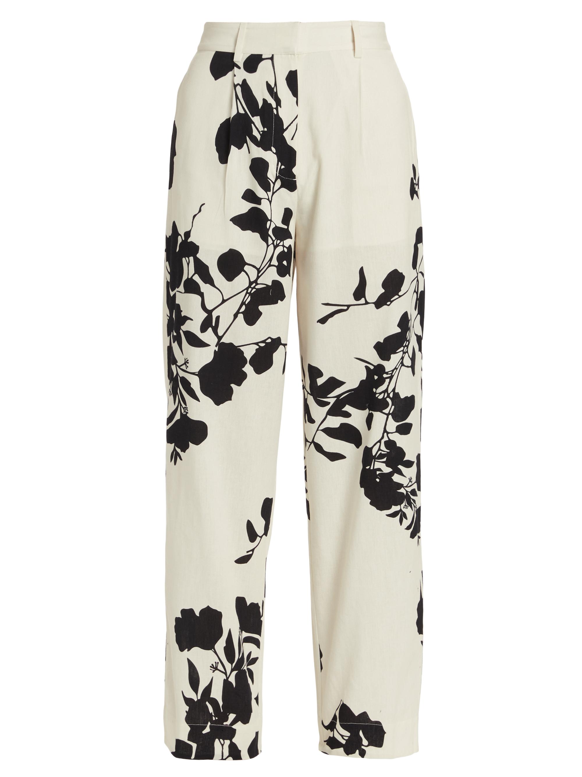 Carolina K Women's Zai Floral Cotton Pants - Bold Flowers