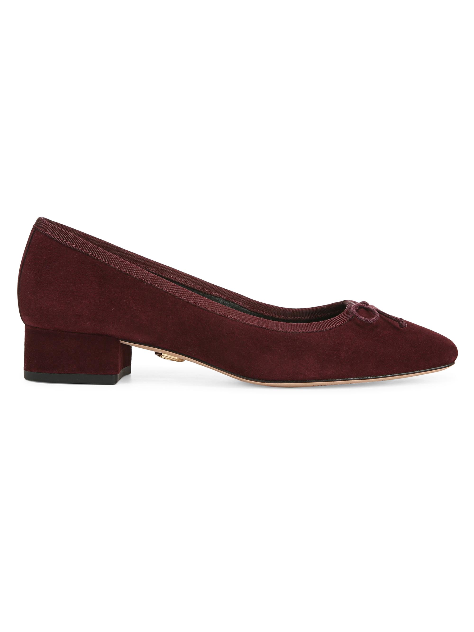 Veronica Beard Women's Cecile Suede Pumps - Acai