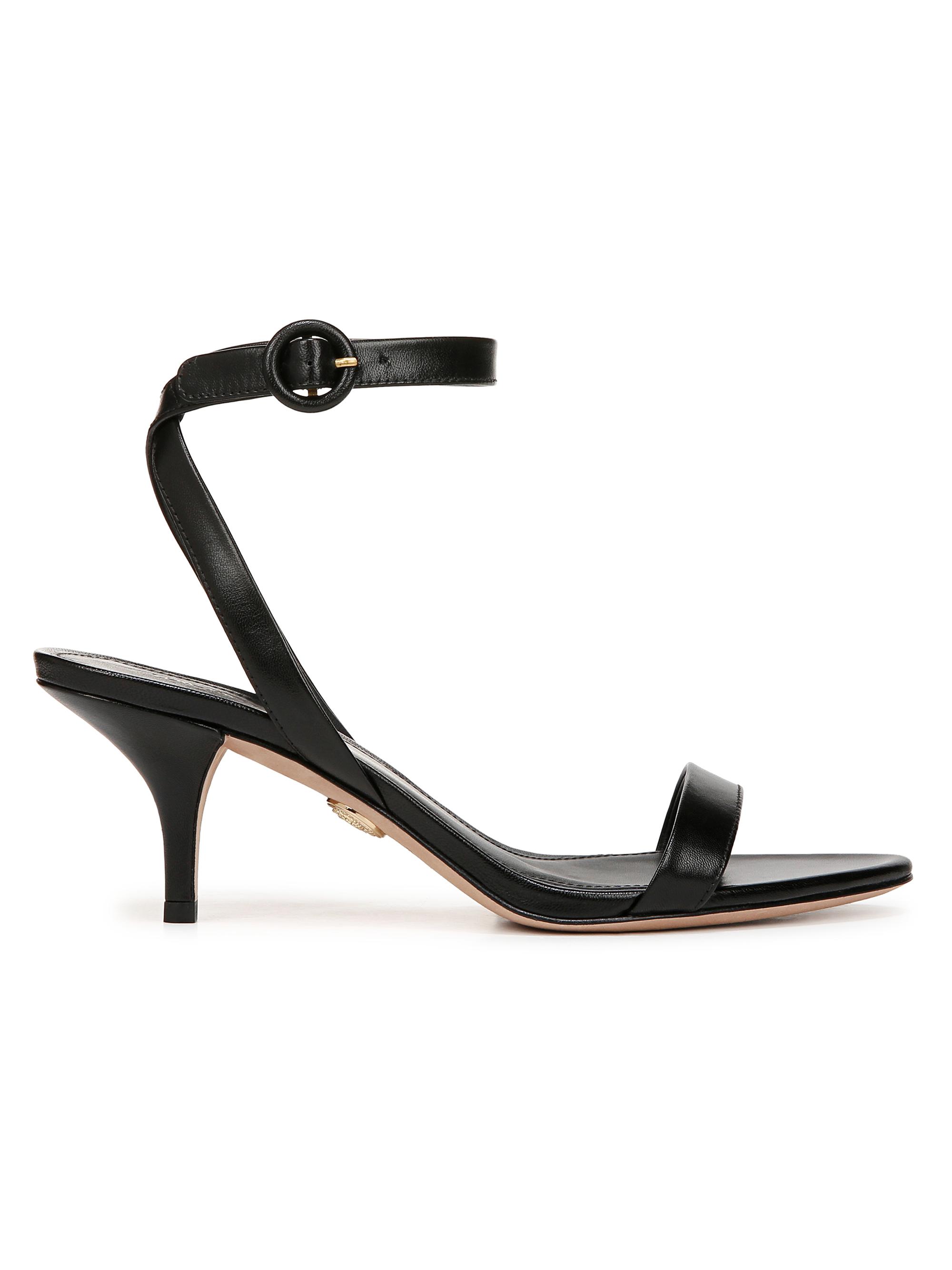 Veronica Beard Women's Darcelle 70MM Leather Sandals - Black