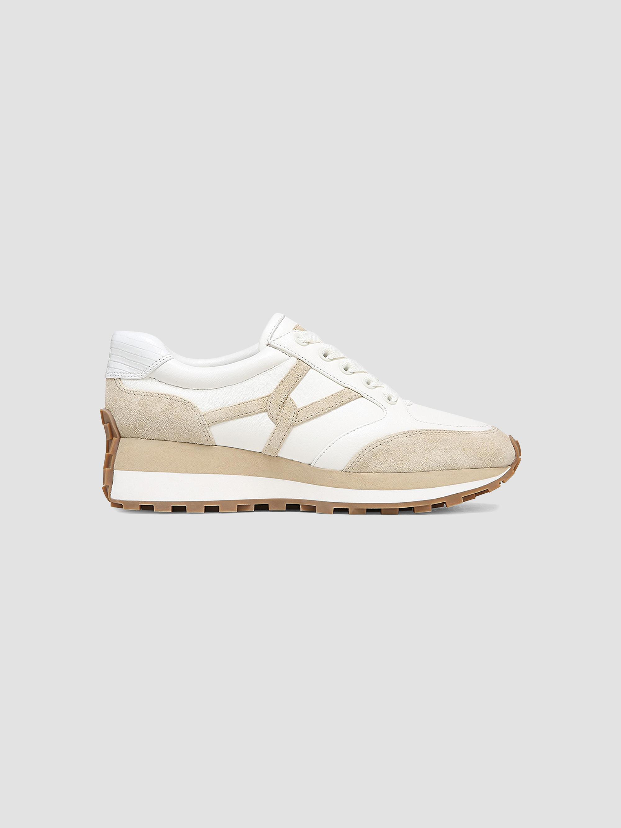 Veronica Beard Women's Valentina Oxford-Inspired Suede-Canvas Low-Top Sneakers - Coconut Ecru | Thumbnail 5