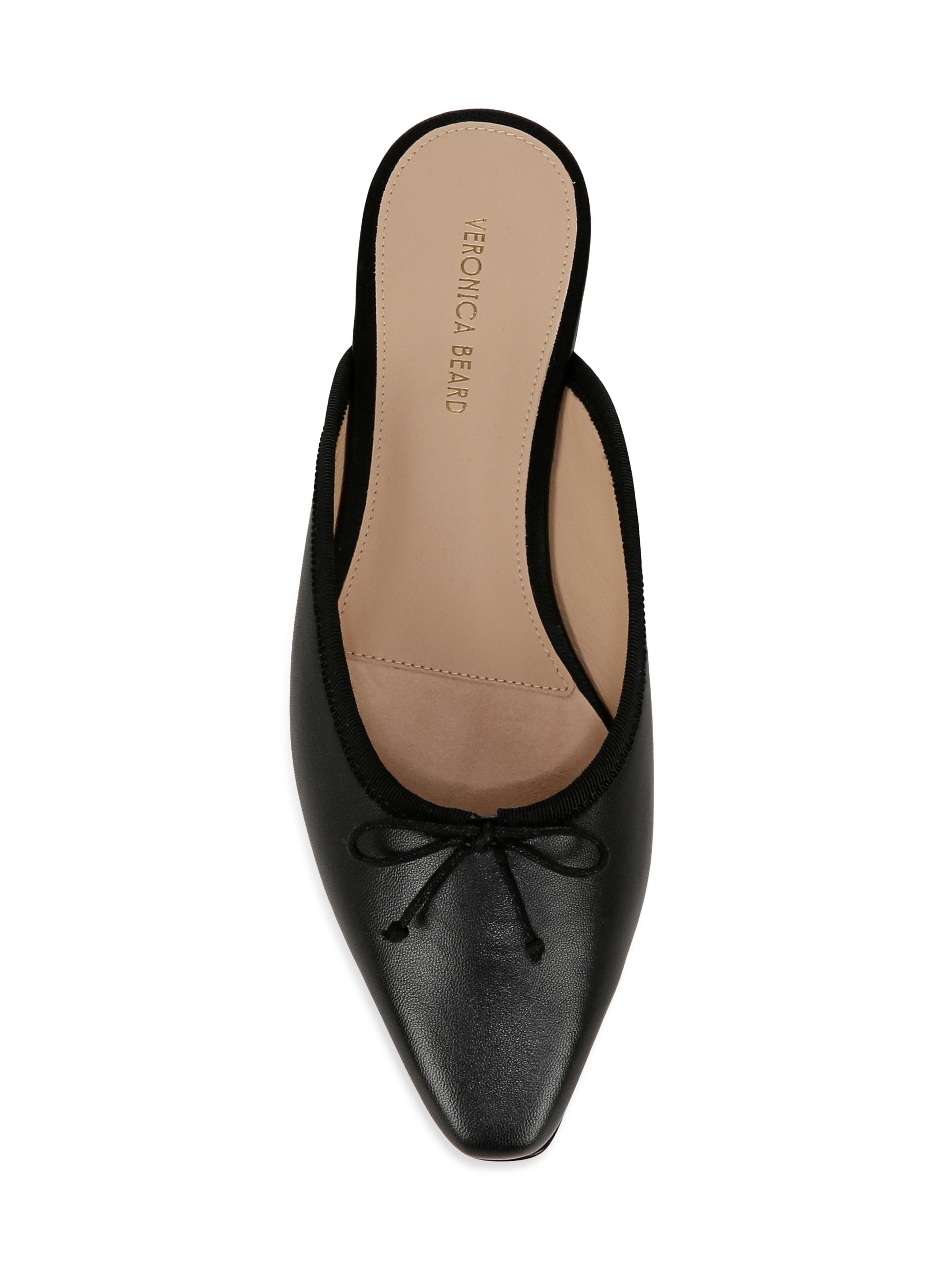 Veronica Beard Catherine Leather Mules | Saks Fifth Avenue
