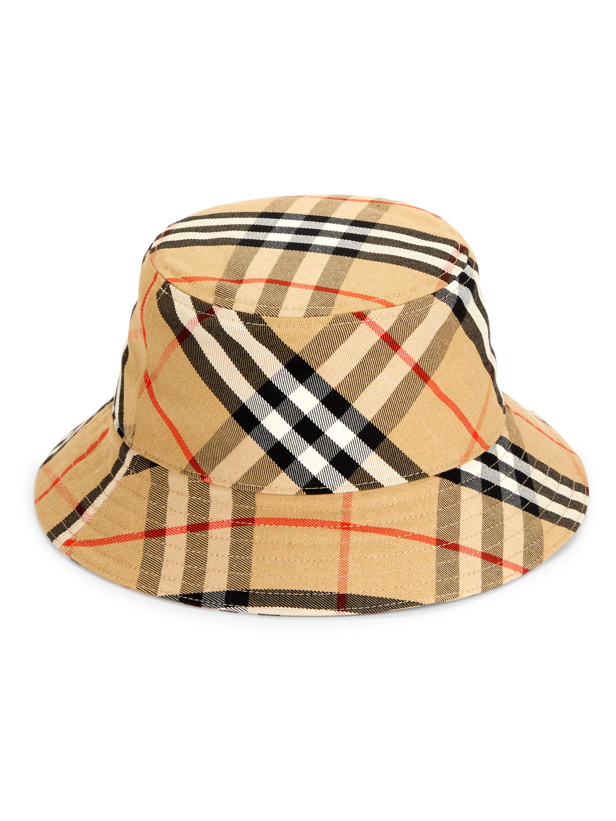 Burberry Check Bucket Hat | Saks Fifth Avenue