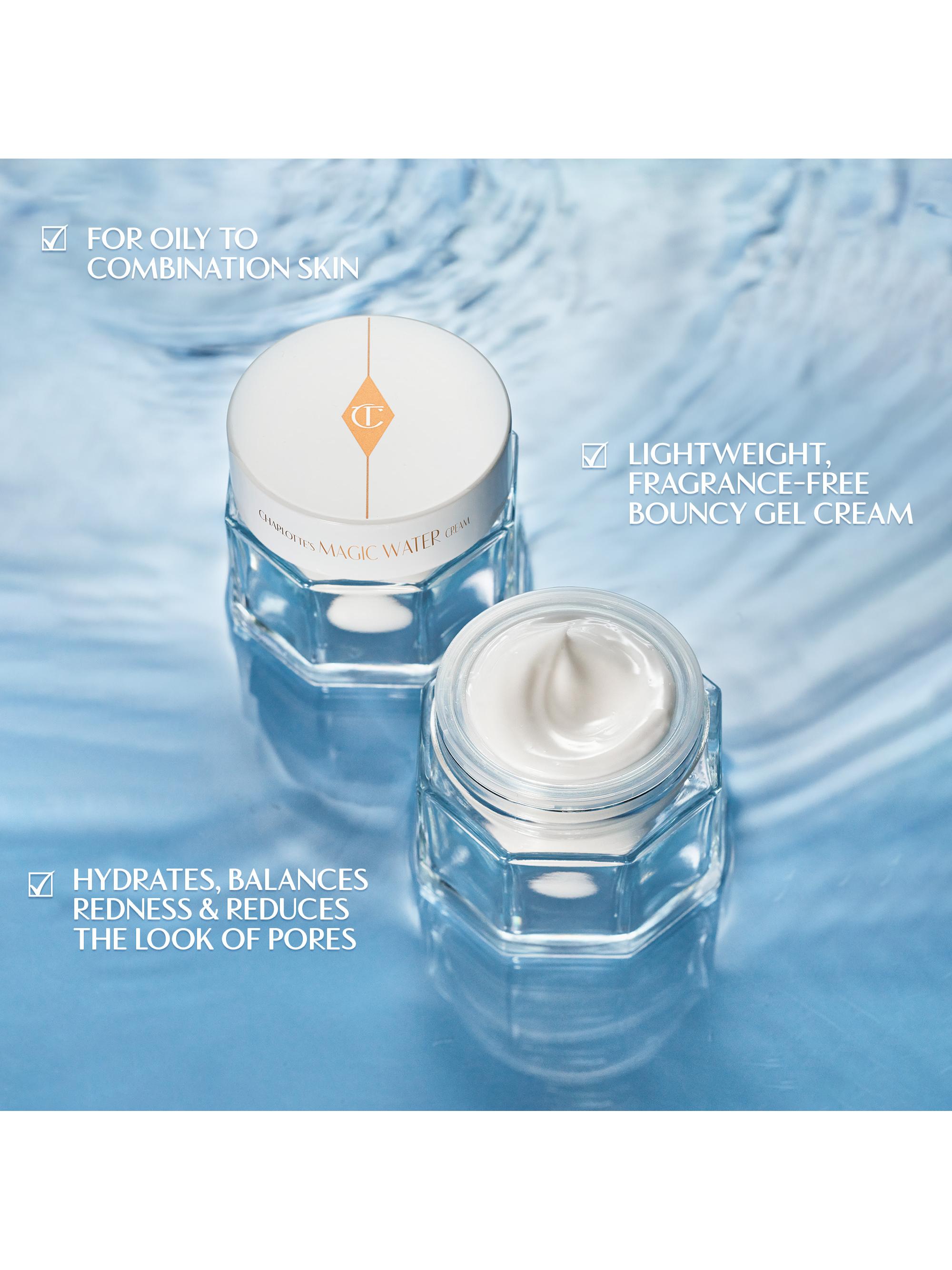 Charlotte Tilbury Women's Magic Water Cream Refillable Gel Moisturizer With Niacinamide 1.7 oz