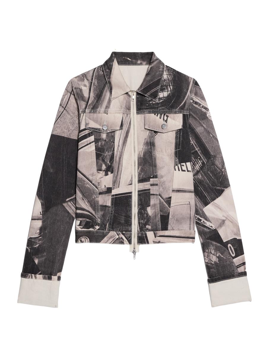 HELMUT LANG ジャケット Helmut Lang Printed Zip-Up Trucker Jacket | Saks Fifth Avenue