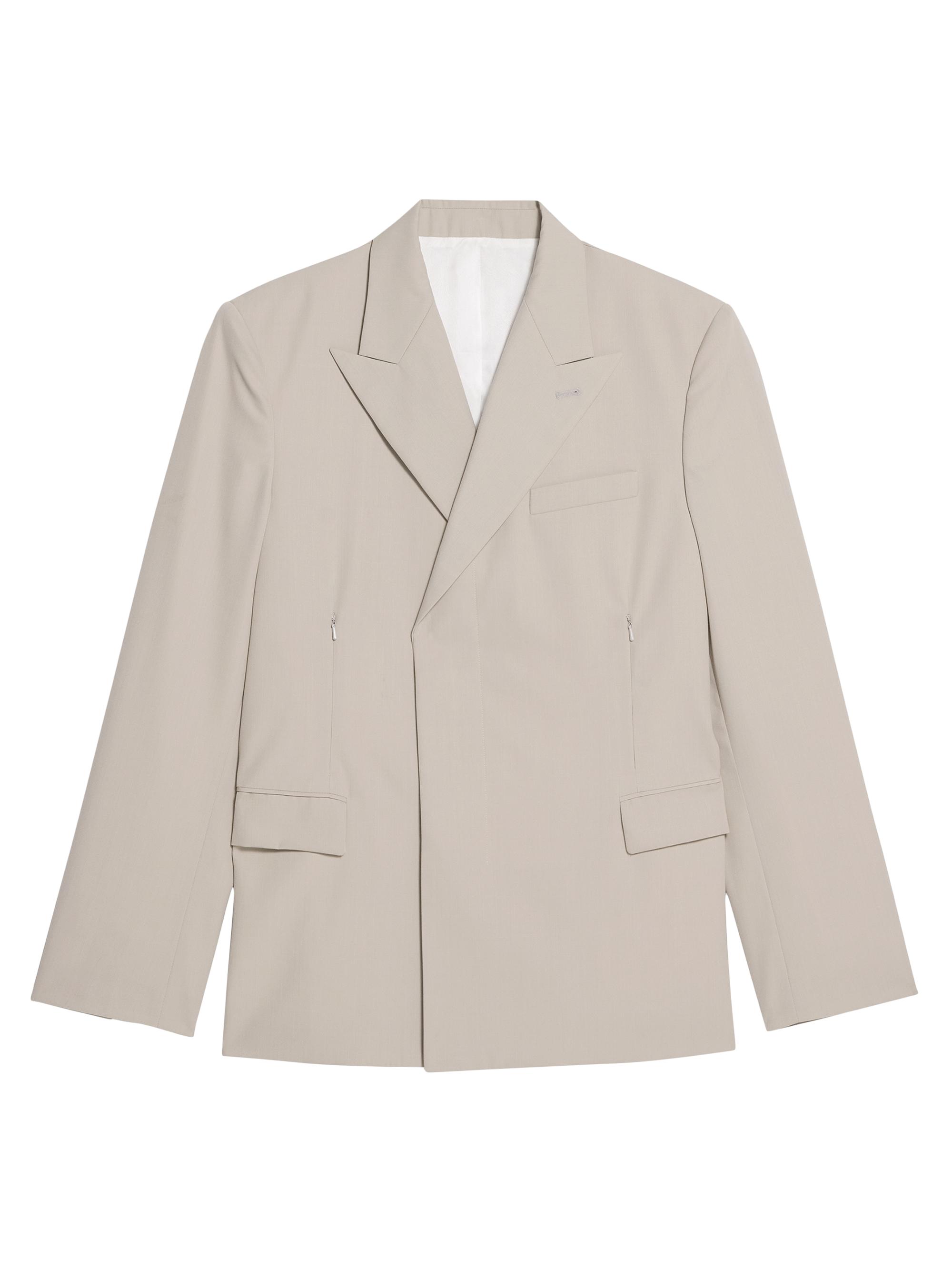 Helmut Lang Men's Virgin Wool Car Blazer - Sand
