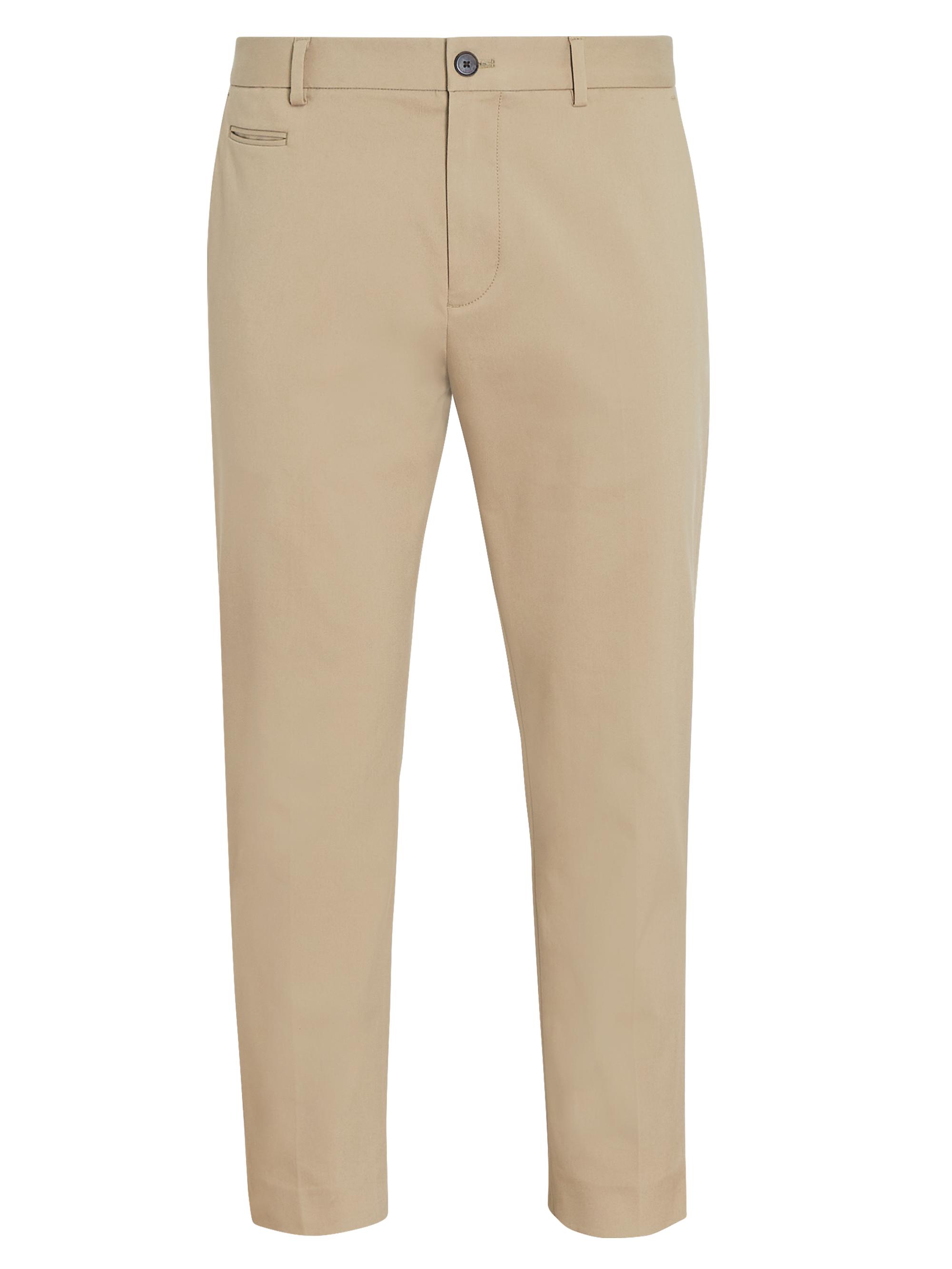 Club Monaco Men's Stretch Cotton-Blend Relaxed-Fit Pants - Taupe