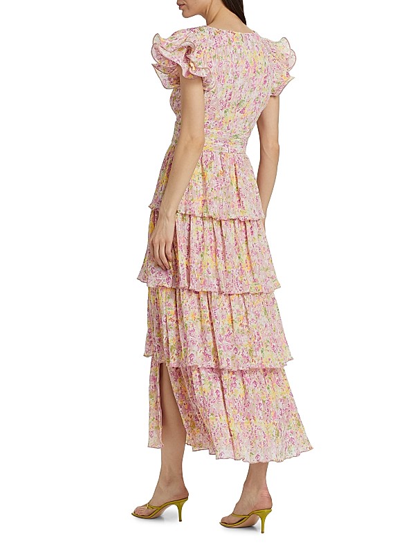 Shop ASTR The Label Emporia Floral Chiffon Maxi Dress | Saks Shop ASTR The Label Emporia Floral Chiffon Maxi Dress | Saks